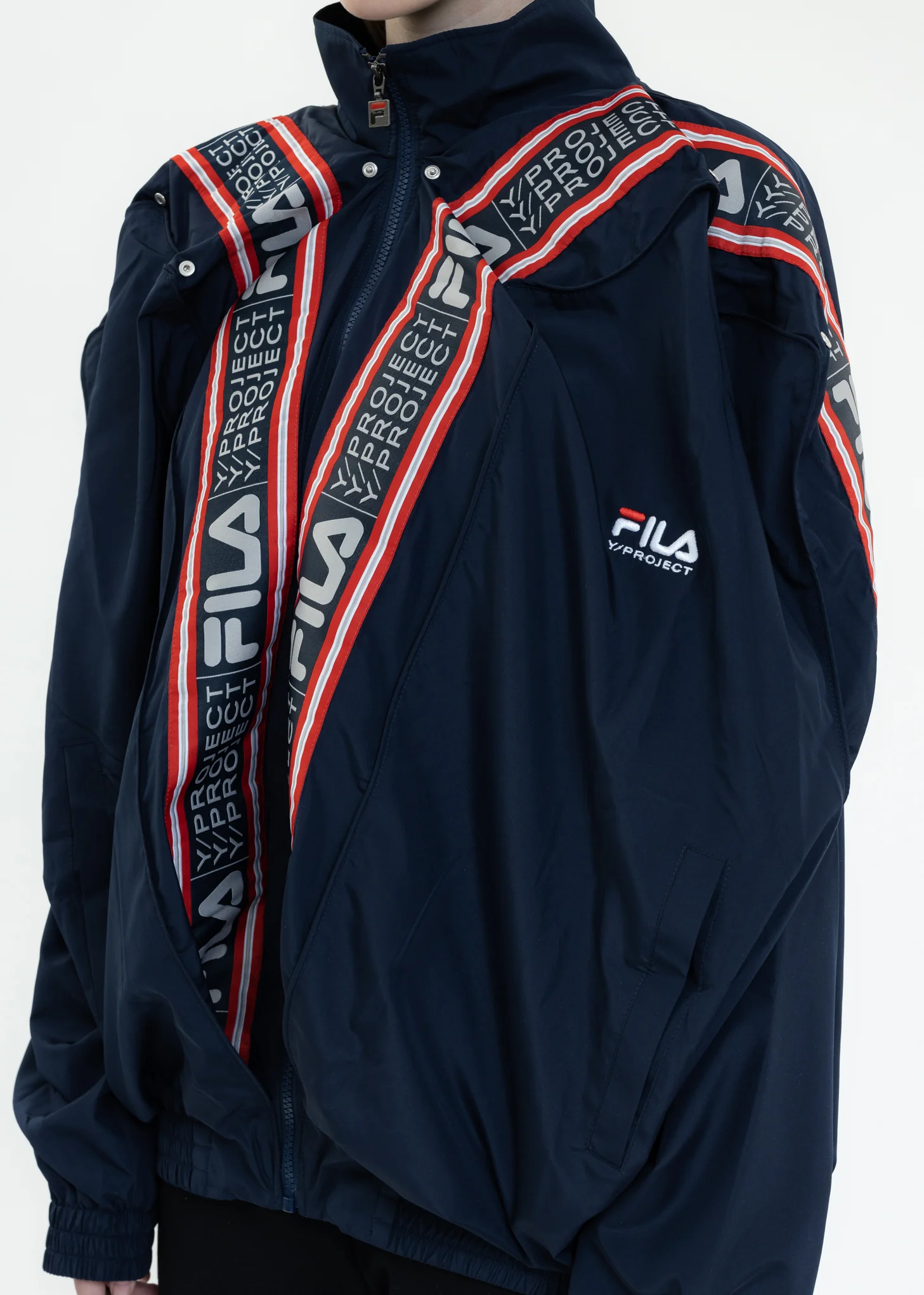 Navy Y/PROJECT X FILA POP UP Track Jacket - Image 2