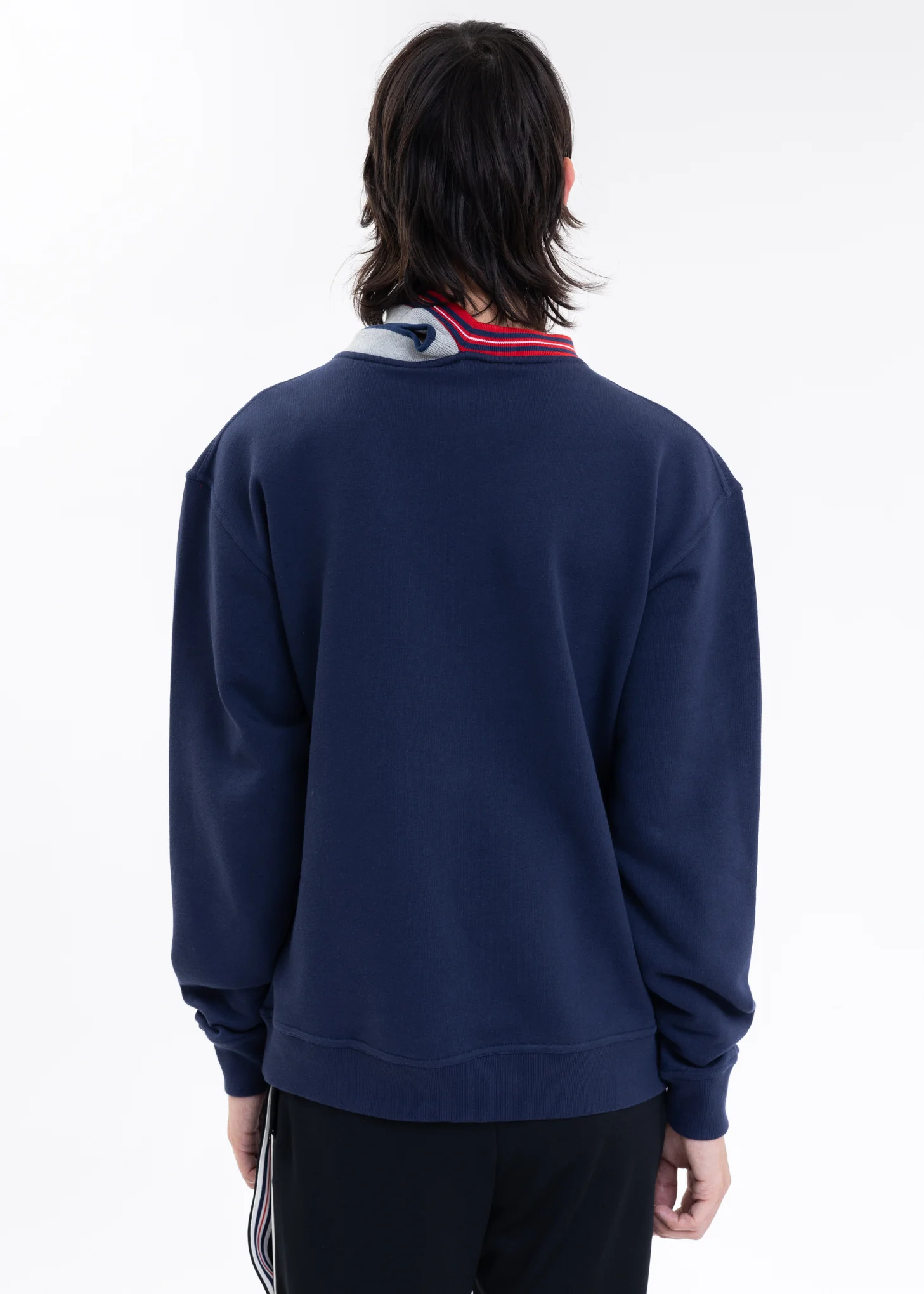 Navy Y/PROJECT X FILA THREE COLLAR Sweater - Image 4