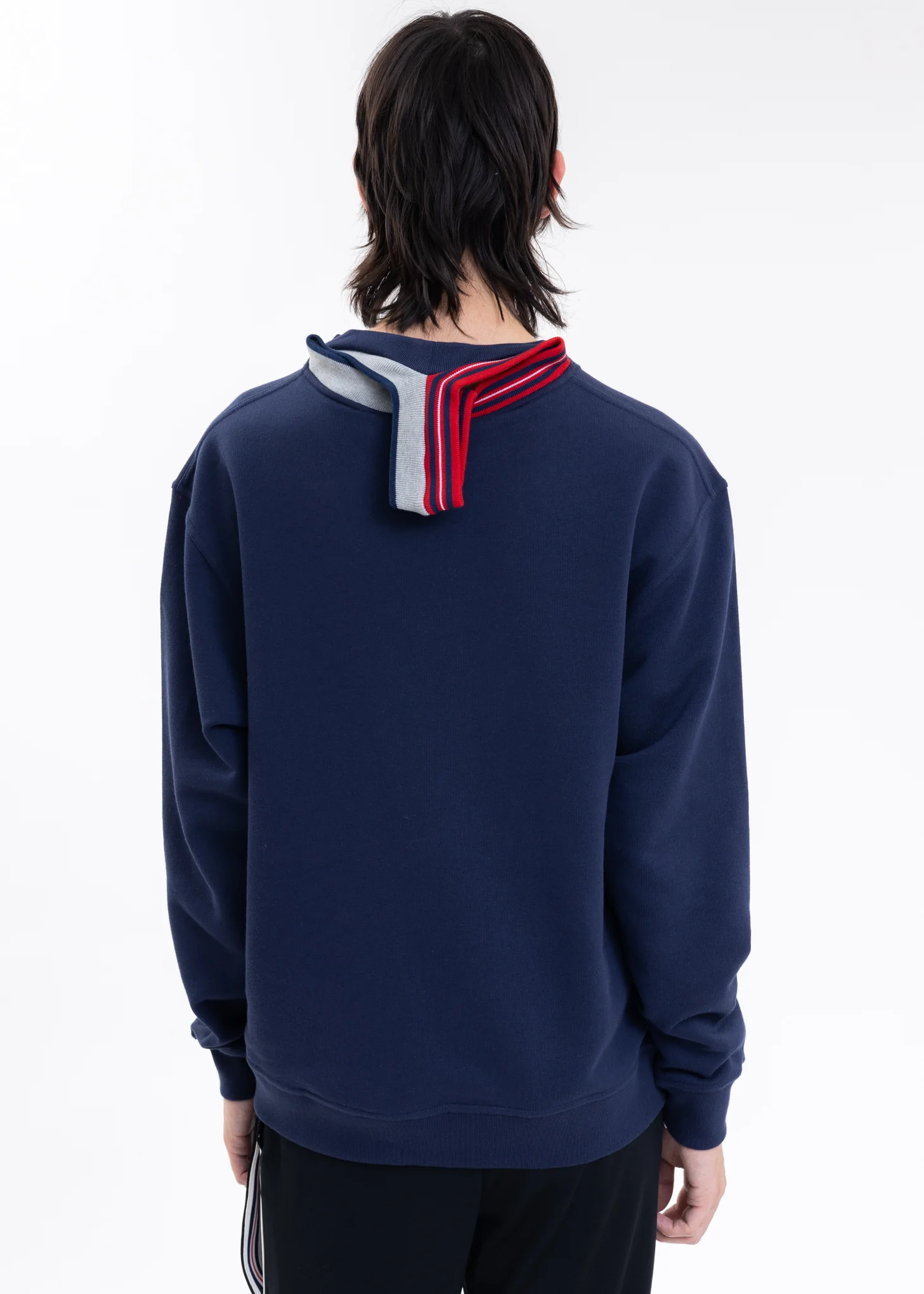 Navy Y/PROJECT X FILA THREE COLLAR Sweater - Image 9