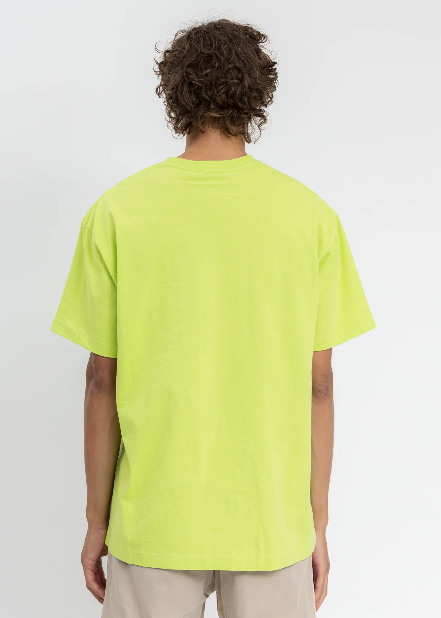 Neon Green LXVI Logo T-Shirt - Image 3
