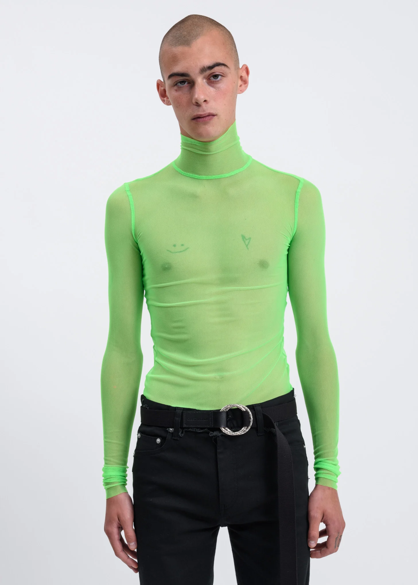 Neon Green Mesh Top - Image 2
