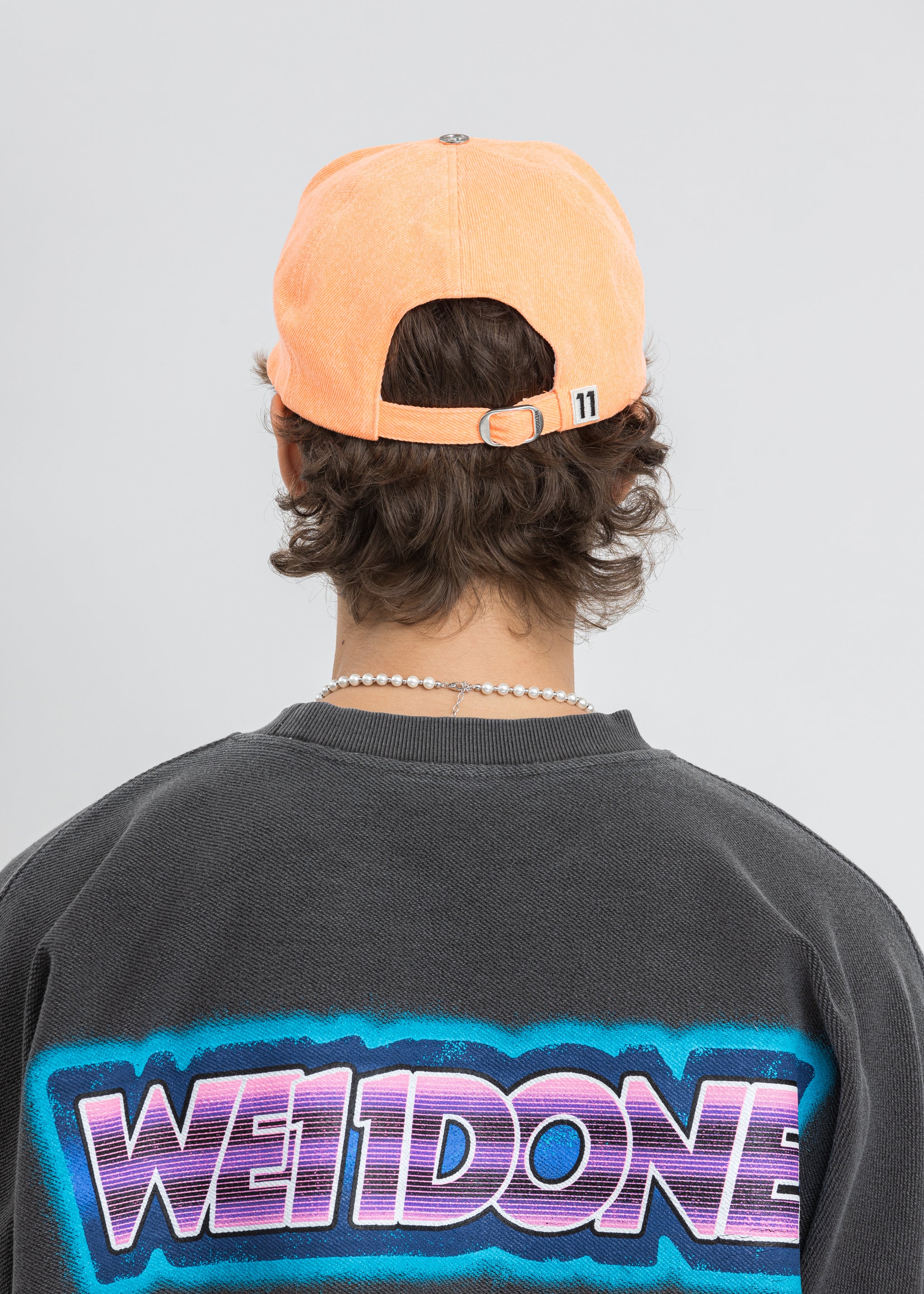 Neon Orange Trucker Mesh Cap - Image 2