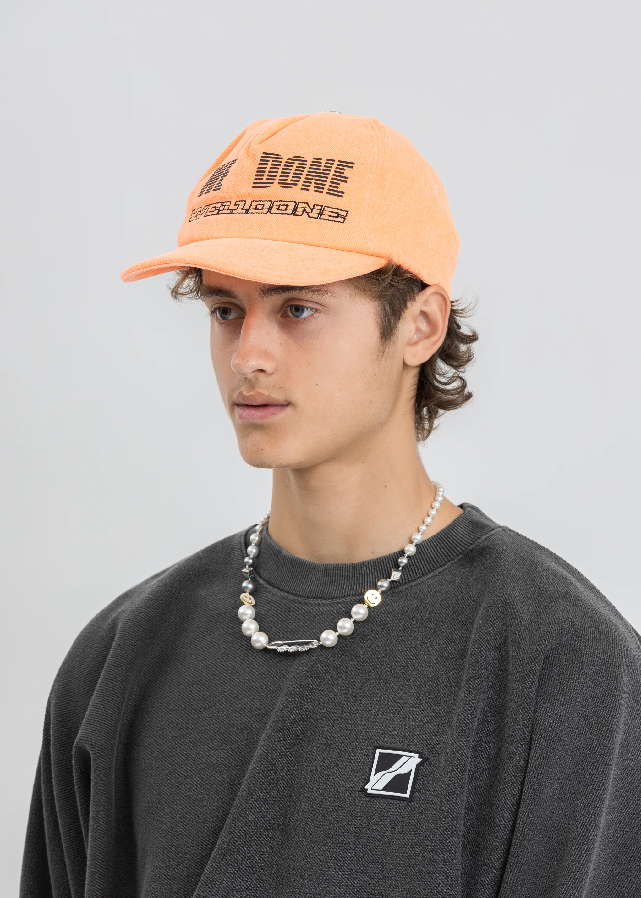 Neon Orange Trucker Mesh Cap - Image 3