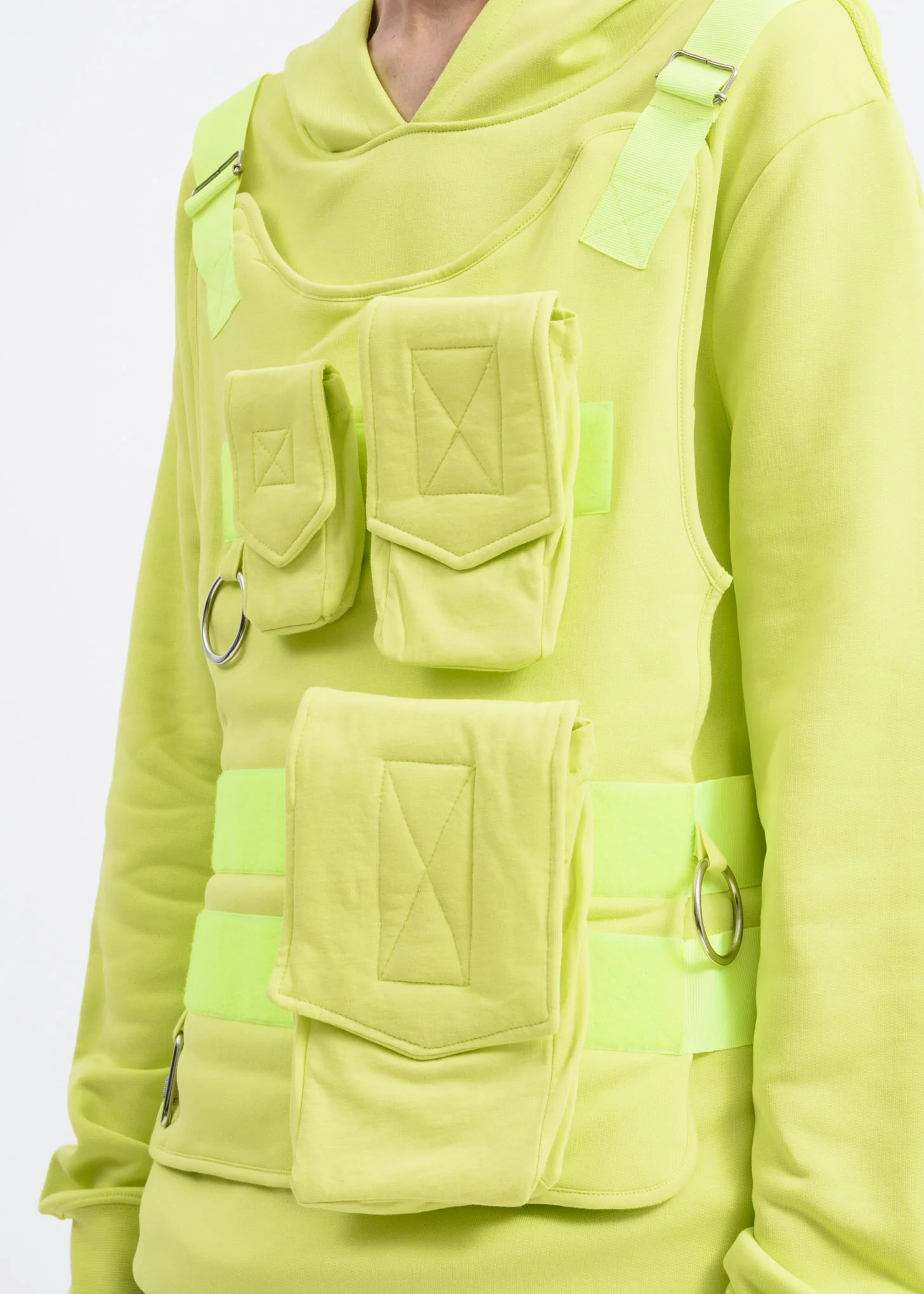 Neon Yellow Stryker Hoodie - Image 3