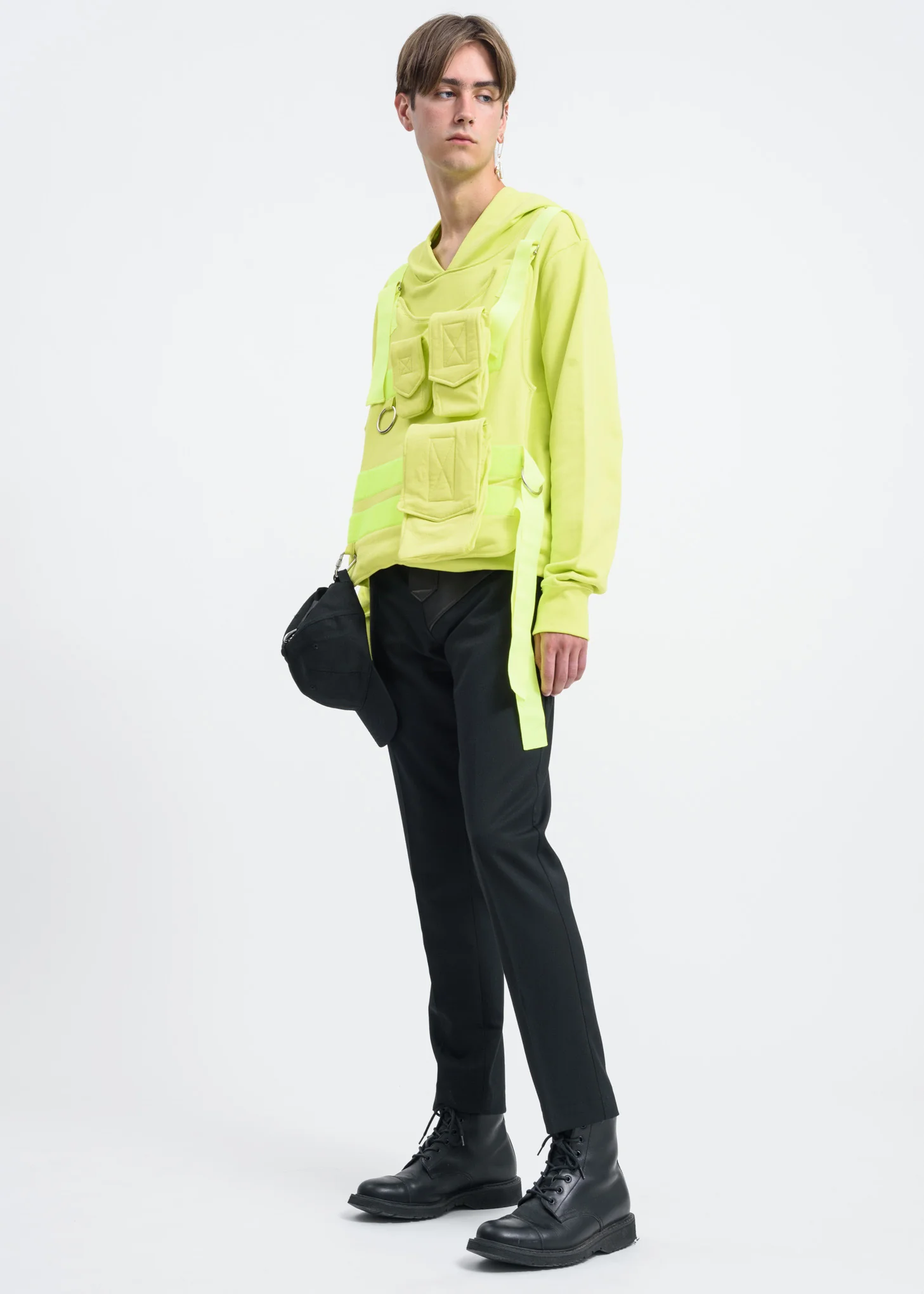 Neon Yellow Stryker Hoodie - Image 4
