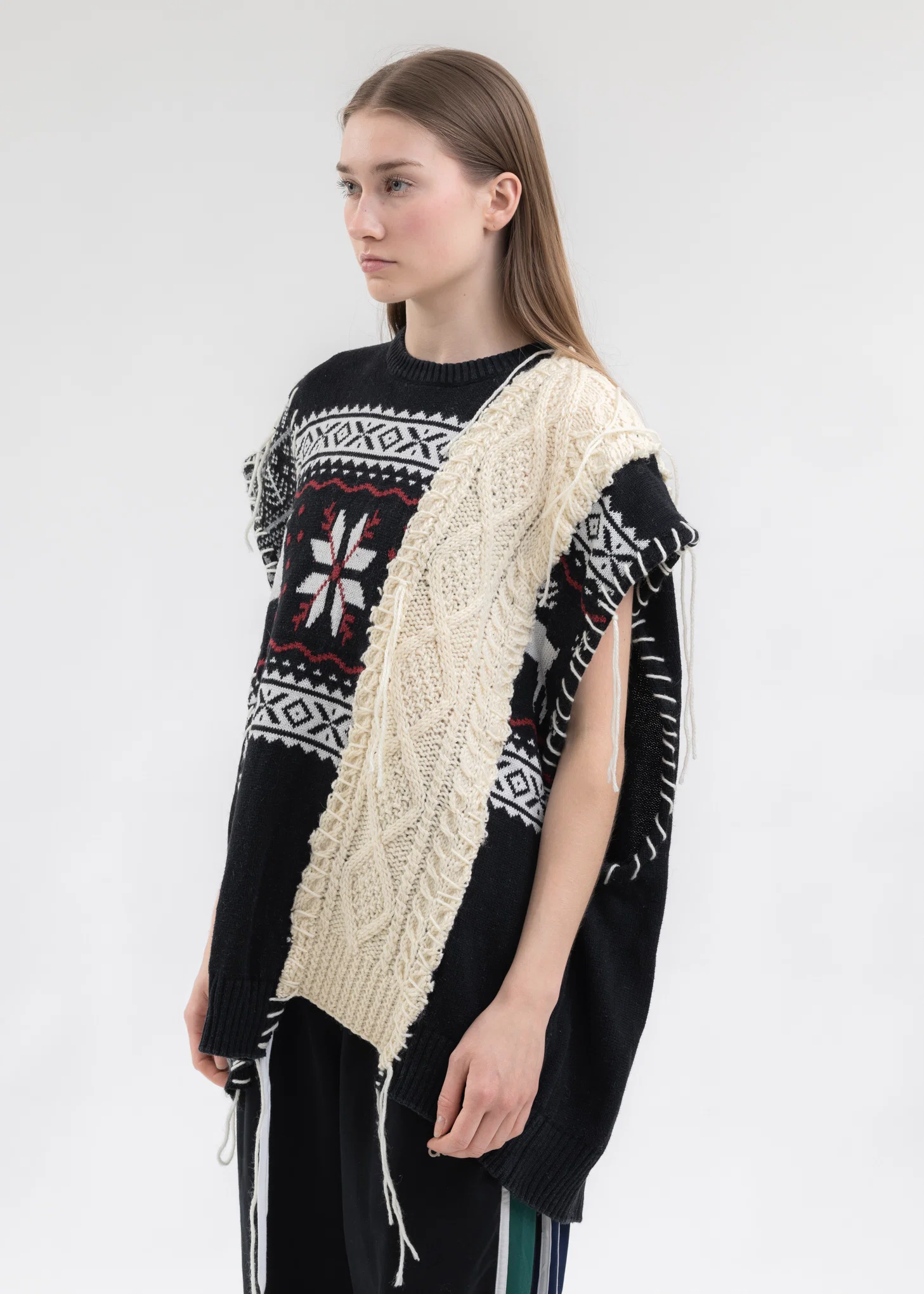Nordic Collage Knit Vest -Style 2 - Image 3
