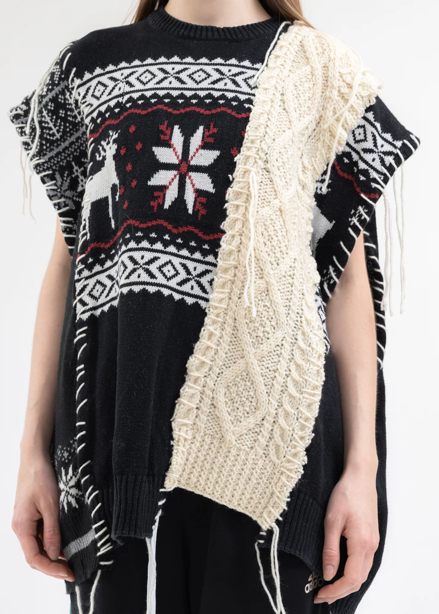 Nordic Collage Knit Vest -Style 2 - Image 4