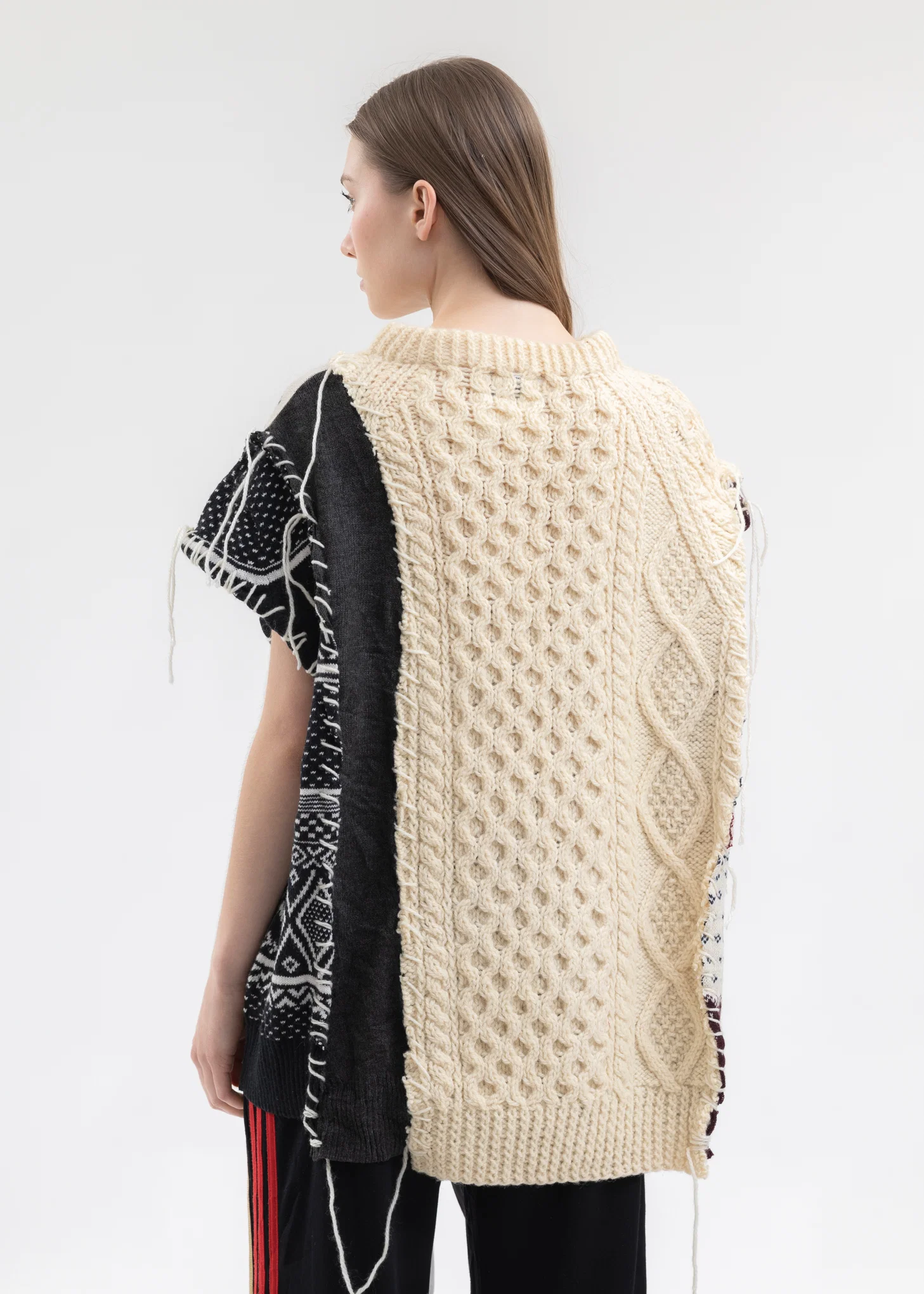 Nordic Collage Knit Vest -Style 4 - Image 2