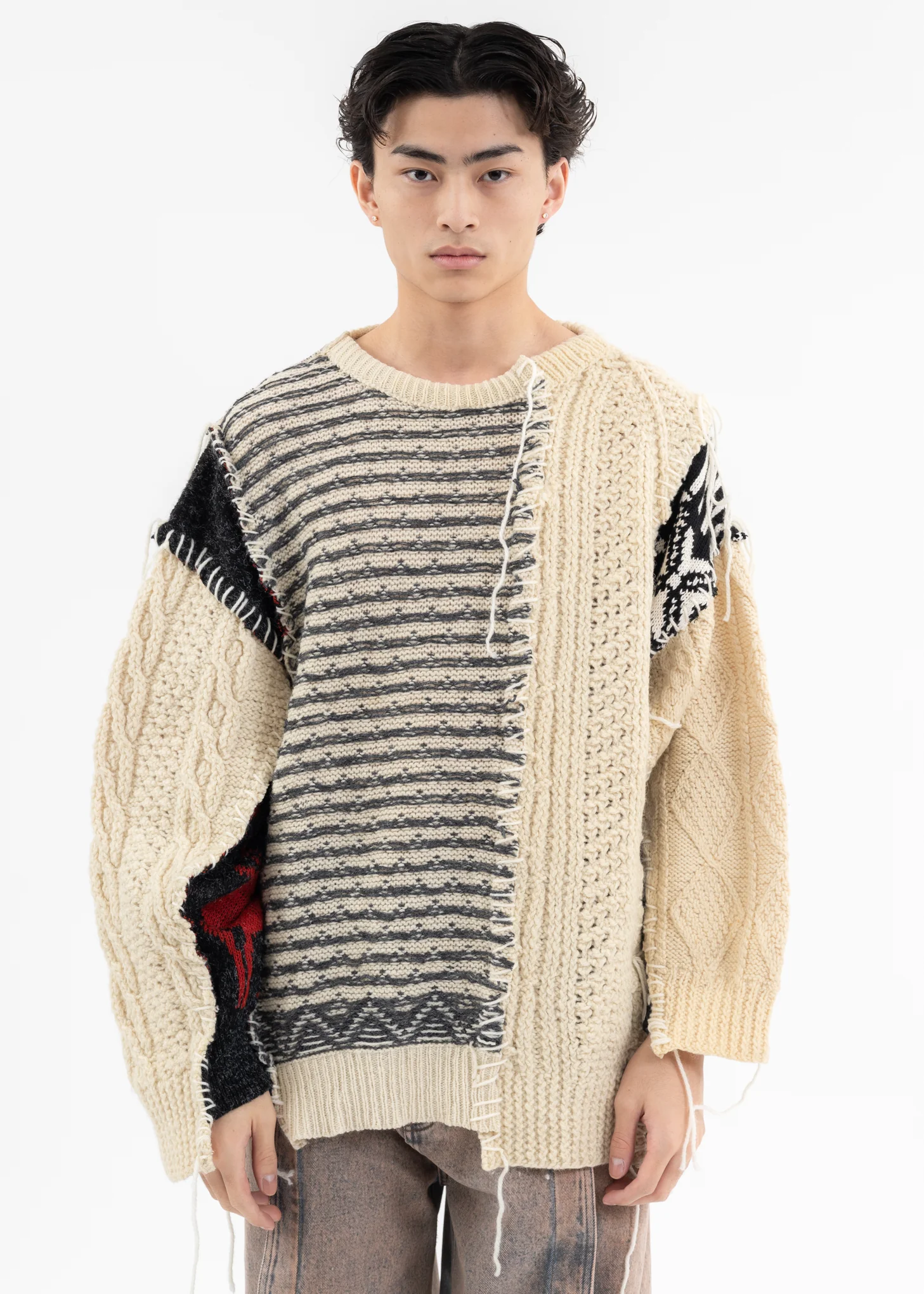 Nordic Collage Sweater -Style A