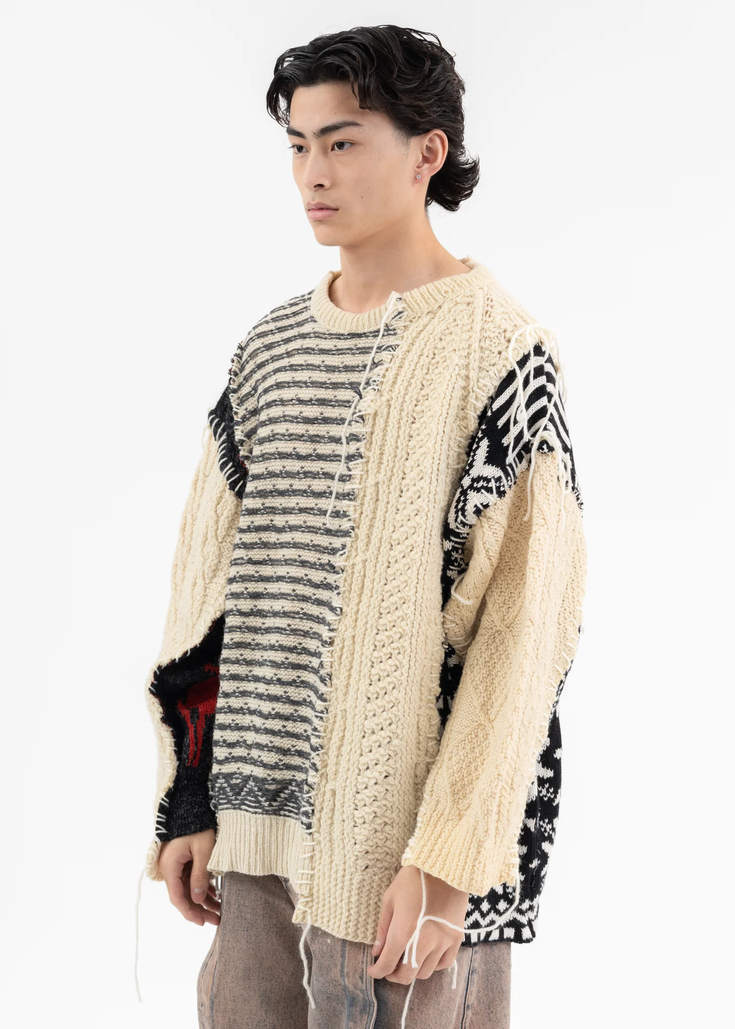 Nordic Collage Sweater -Style A - Image 3