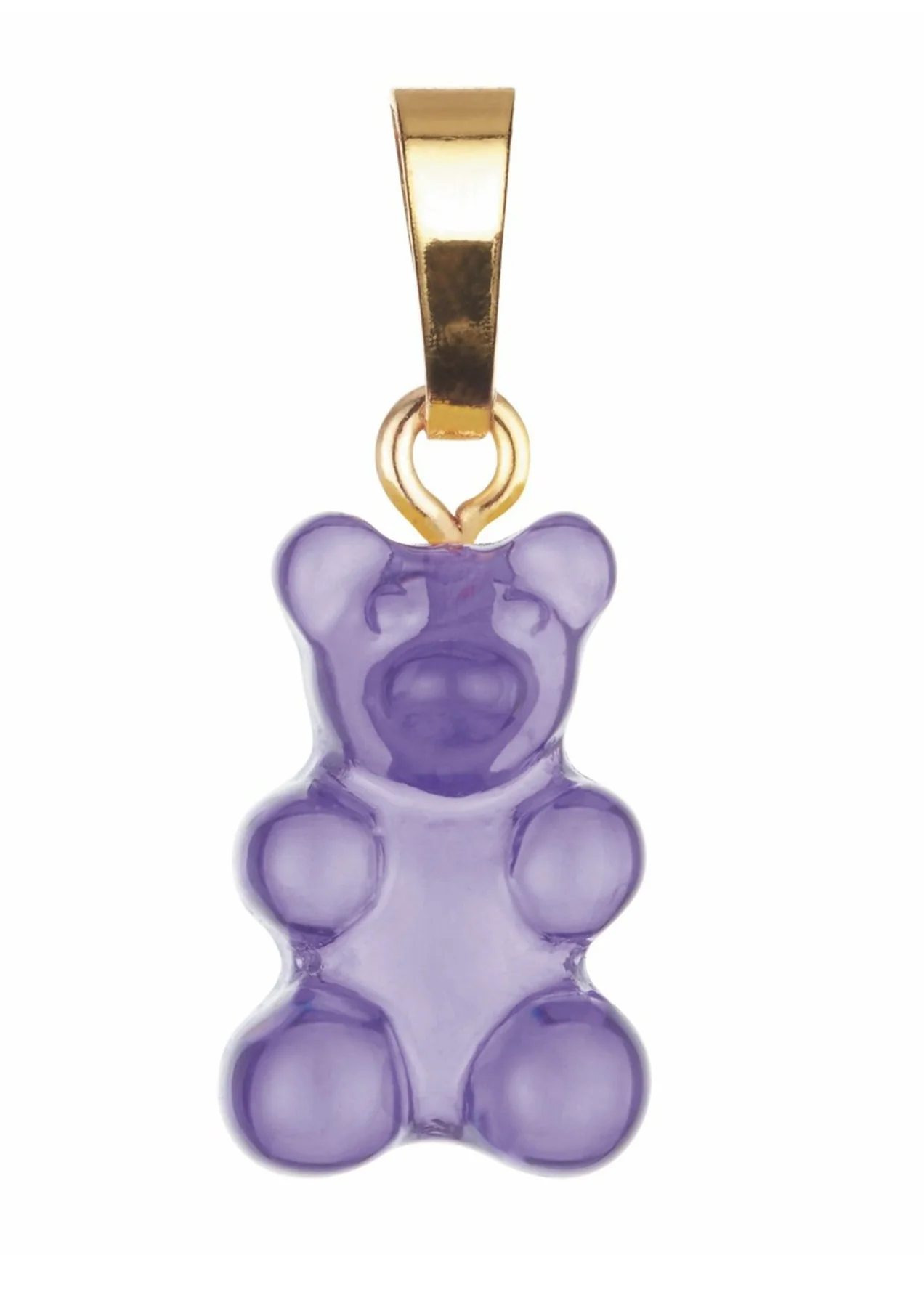 Nostalgia Bear Pendant - Plum