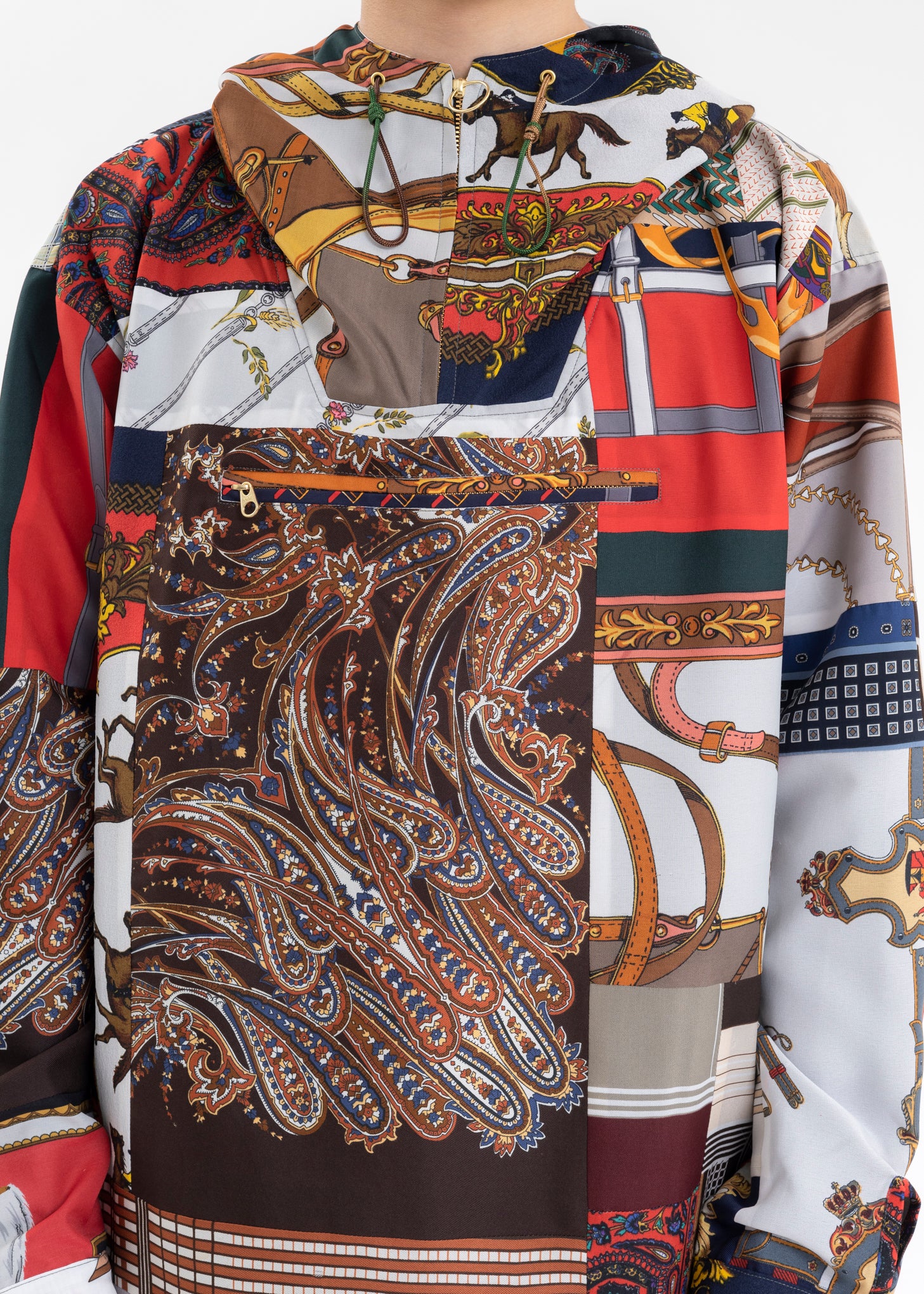 NY VINTAGE SCARF ANORAK - Image 5