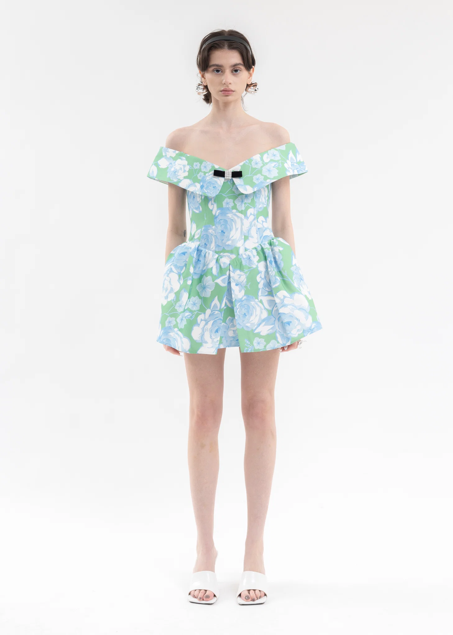 Off Shoulder Slim Mini Dress