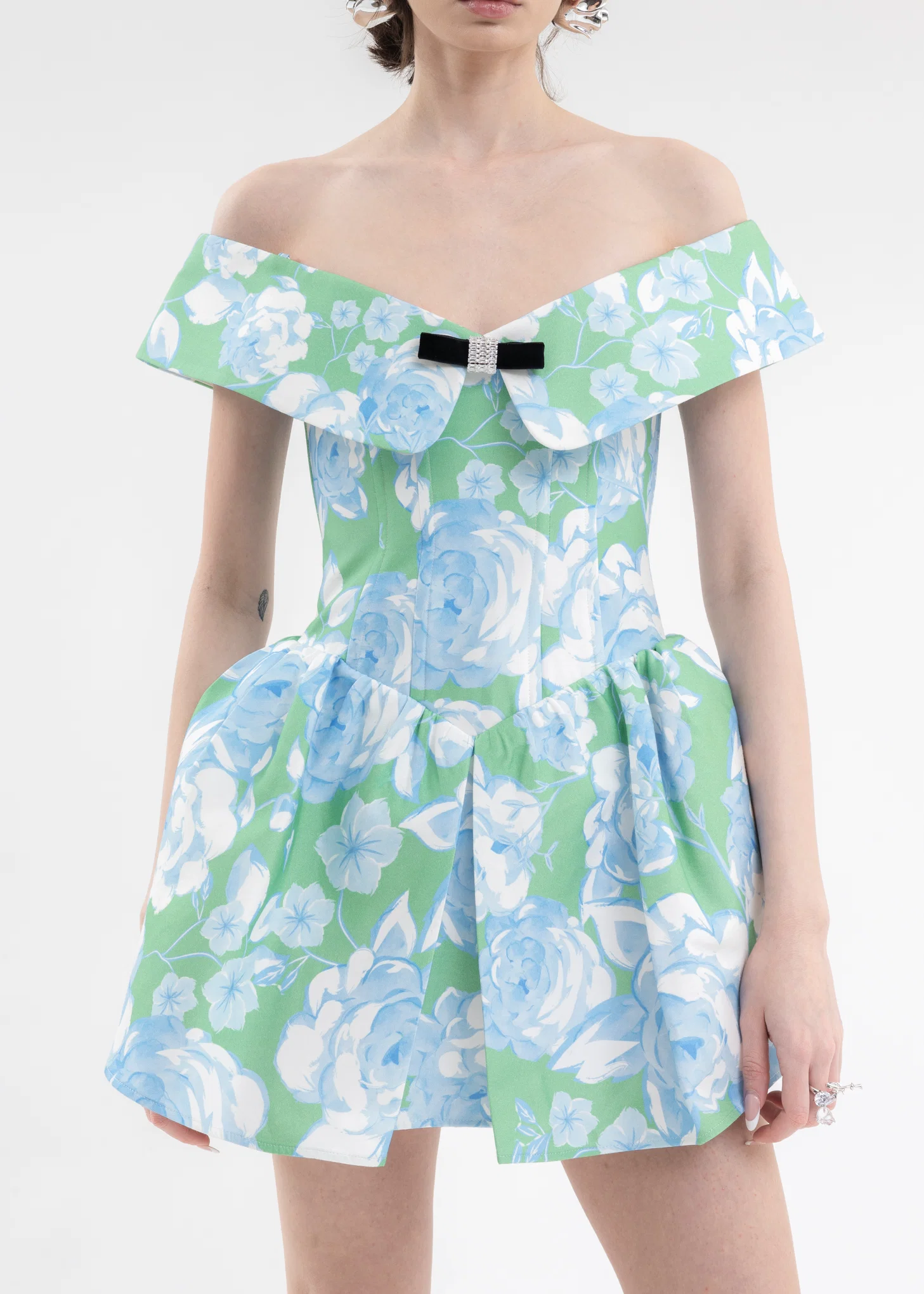 Off Shoulder Slim Mini Dress - Image 4