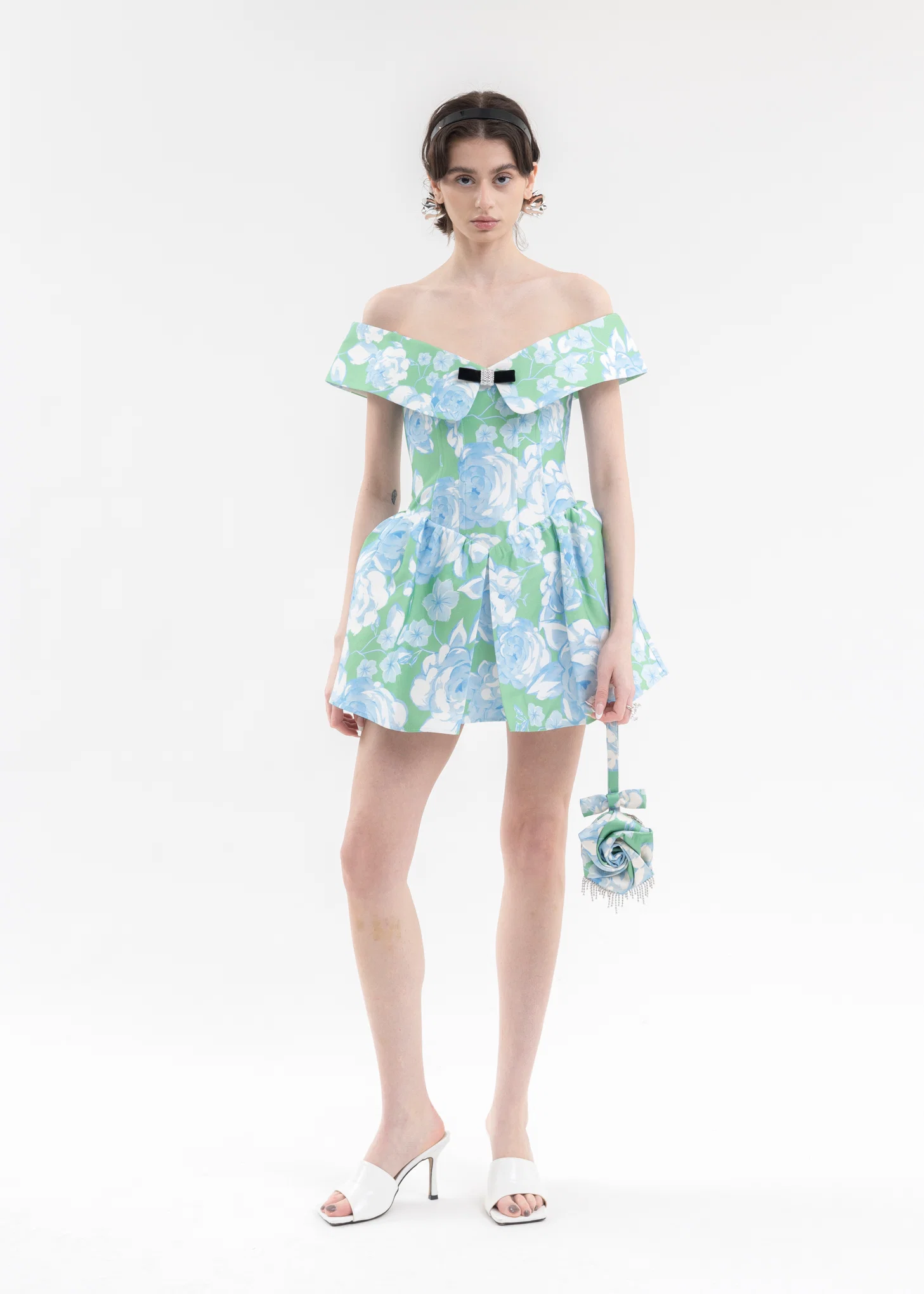 Off Shoulder Slim Mini Dress - Image 5