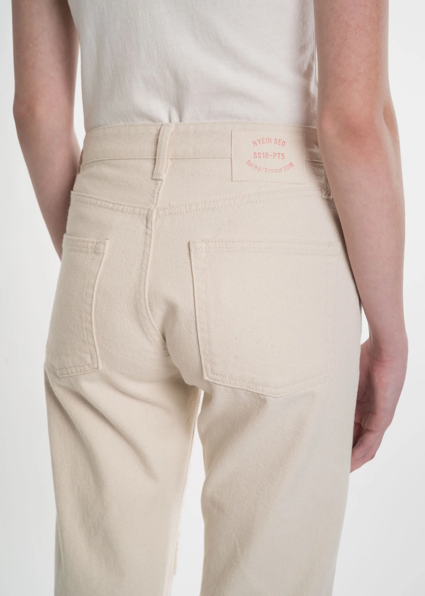 Off White Patchwork Denim - Image 3