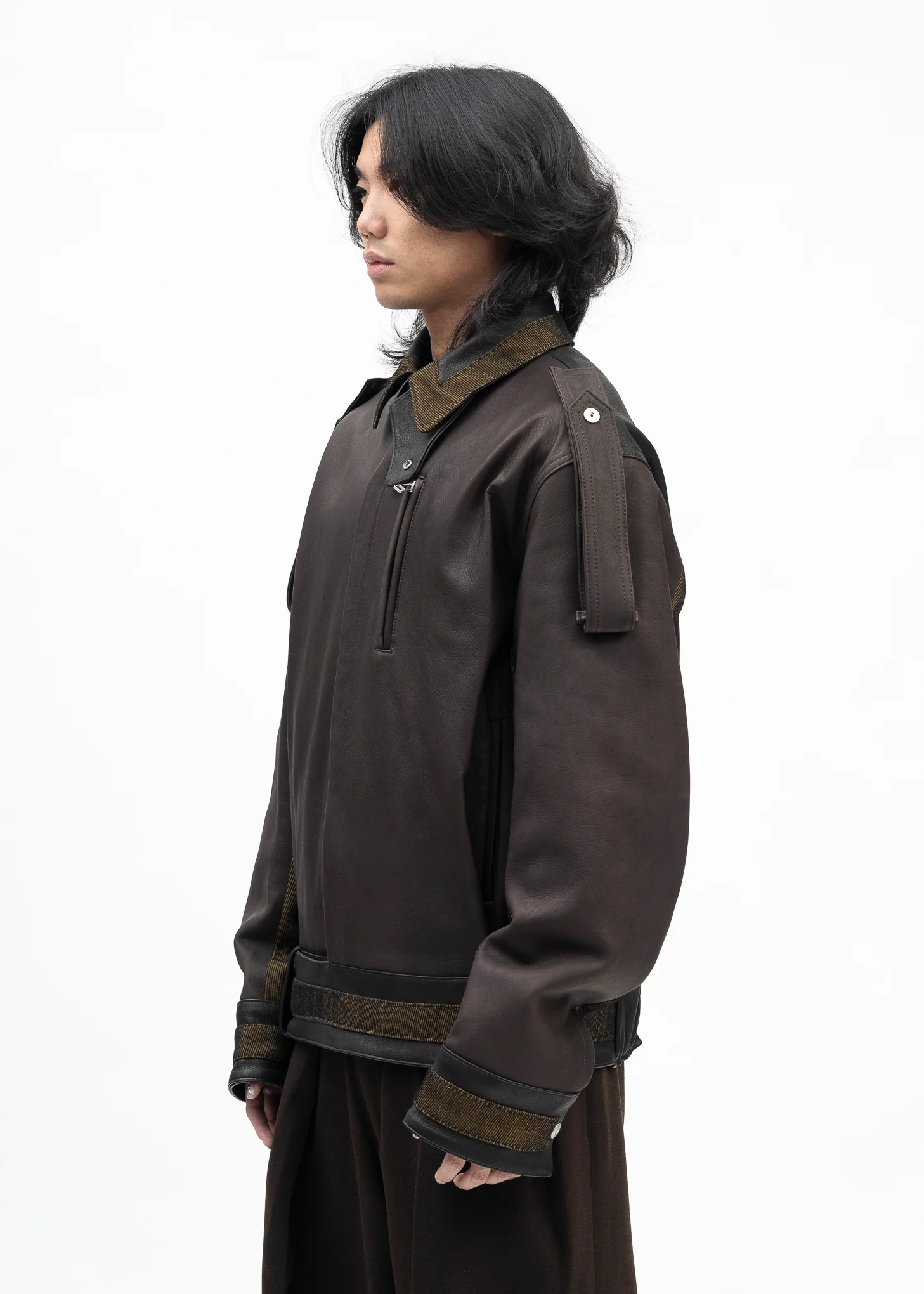 OILED BABY CALF BATTLE DRESS BLOUSON - Image 3