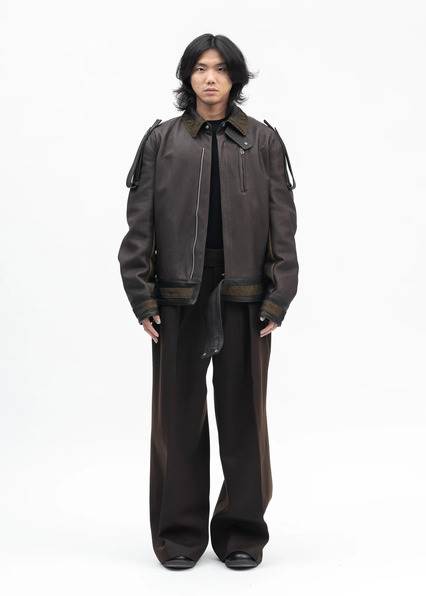 OILED BABY CALF BATTLE DRESS BLOUSON - Image 7
