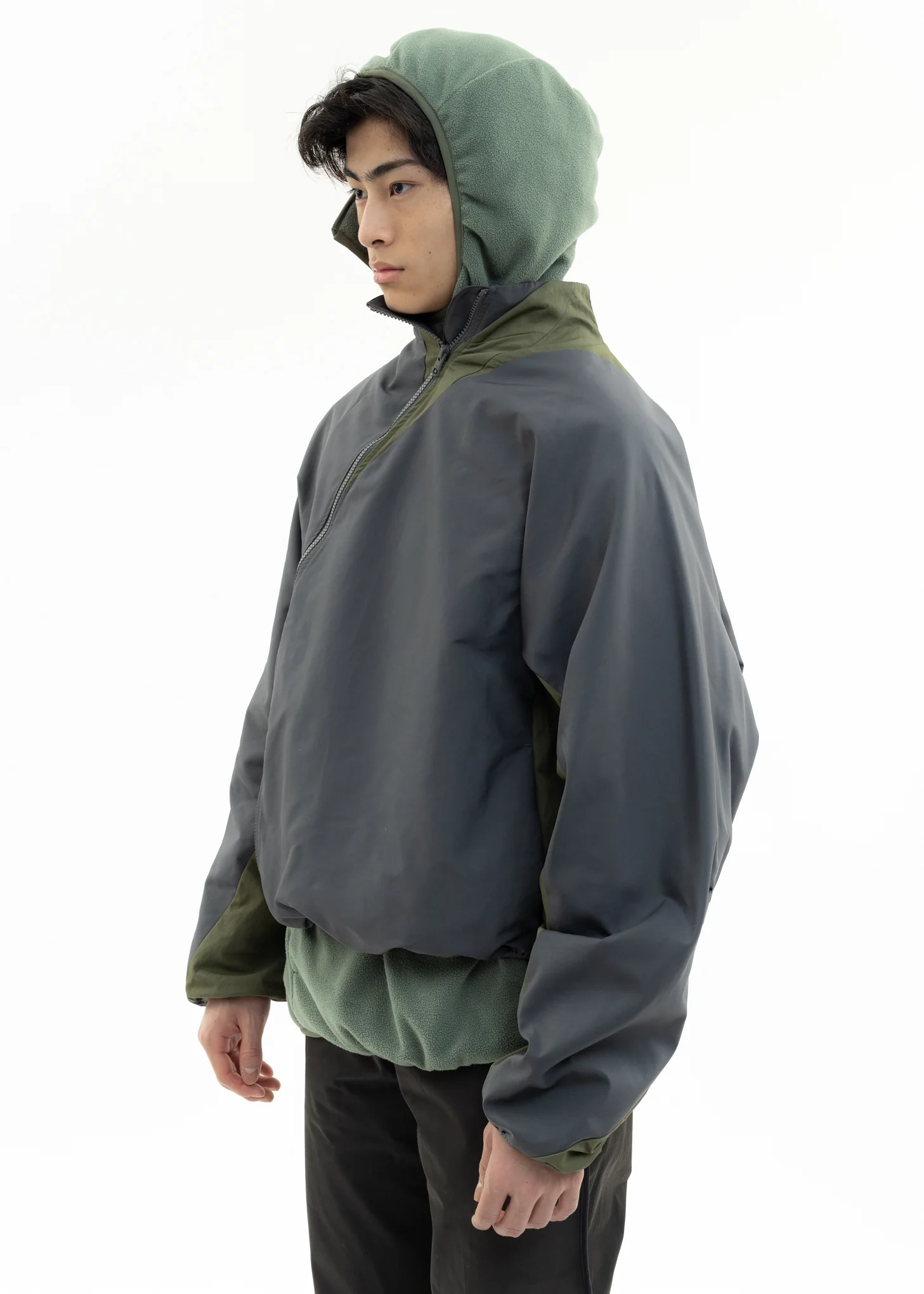 Olive Green 4.0+ TECHNICAL JACKET RIGHT - Image 2