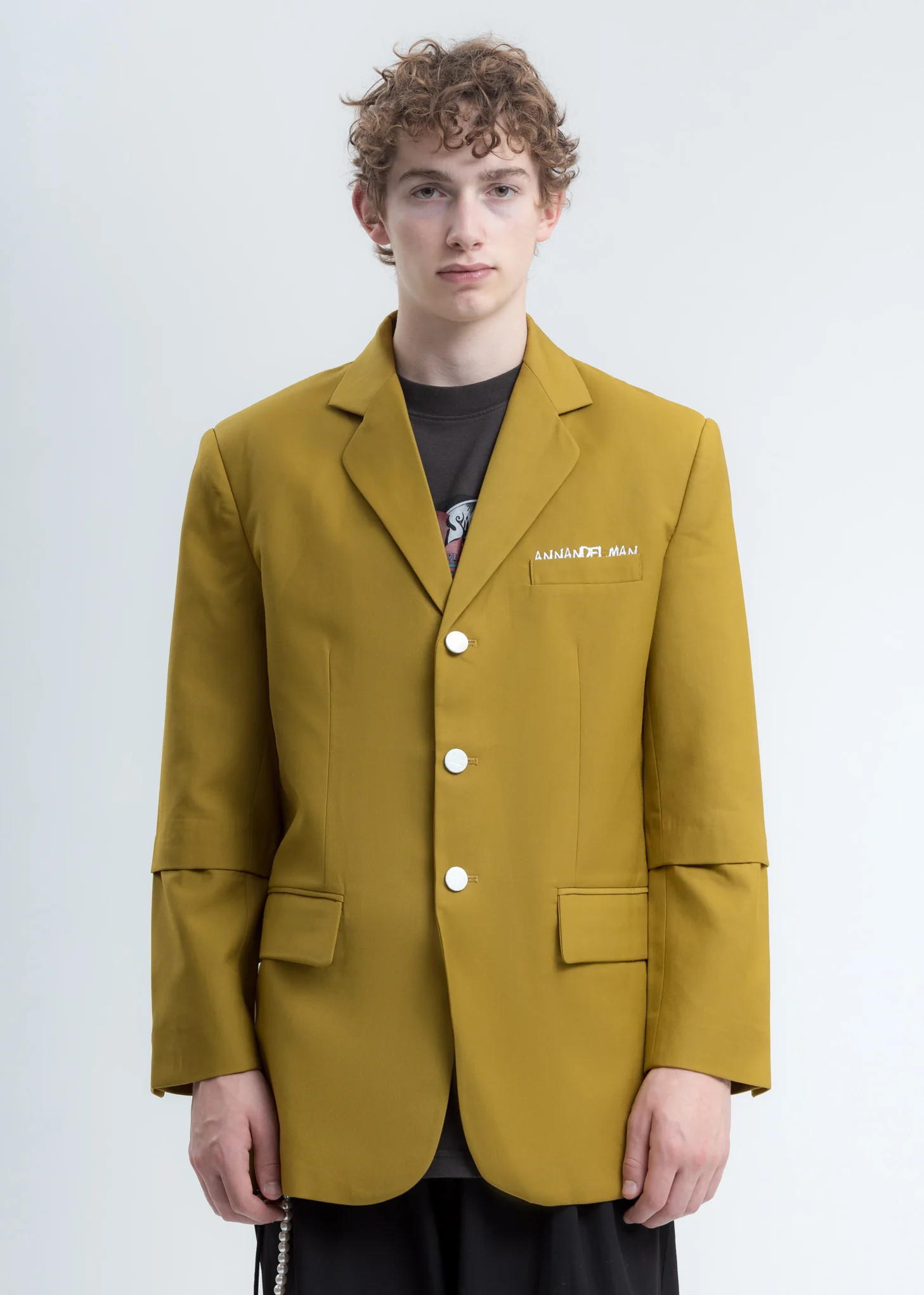Olive Oversized Blazer Jacket