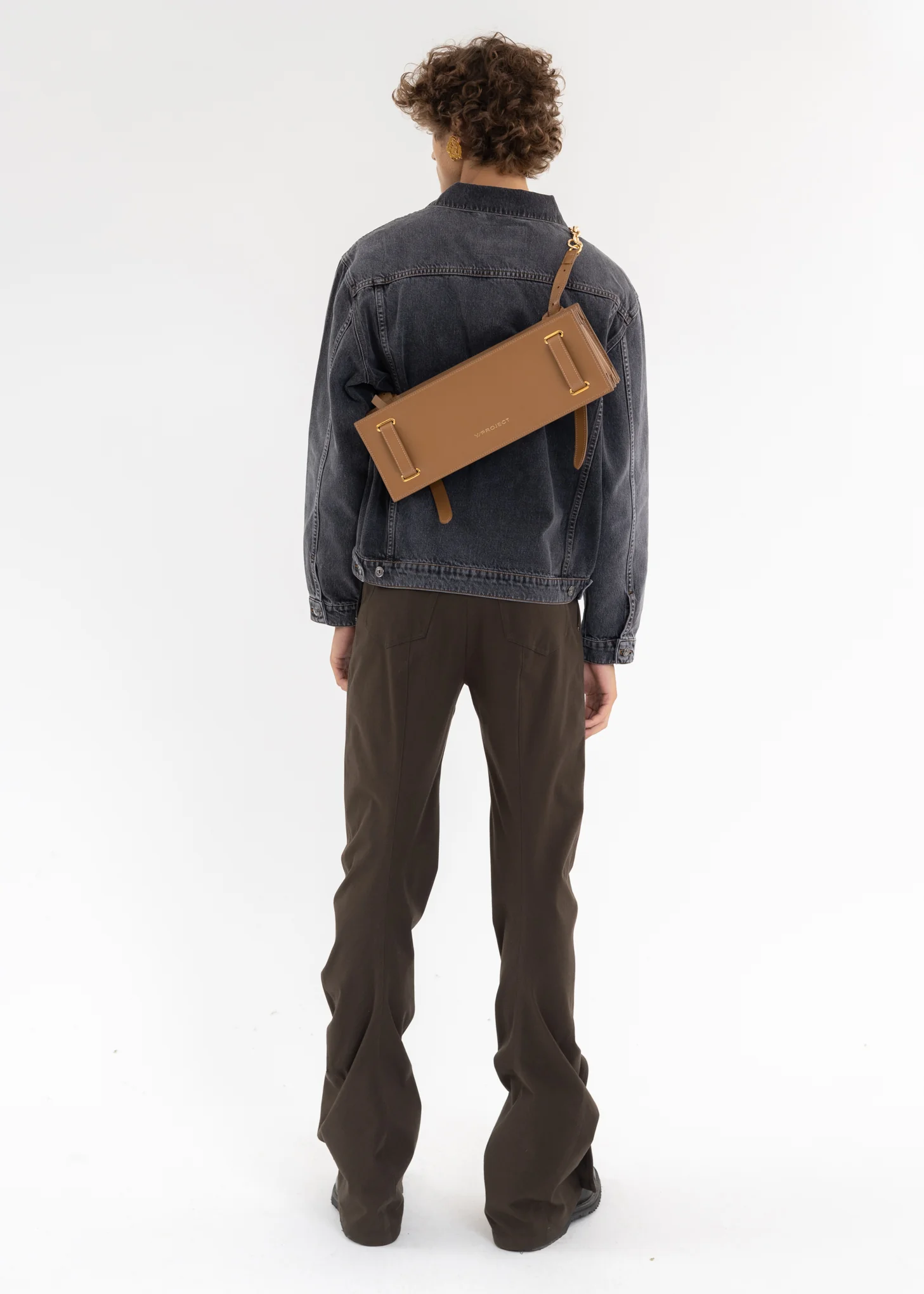 OLIVE SLIM BANANA PANTS - Image 6