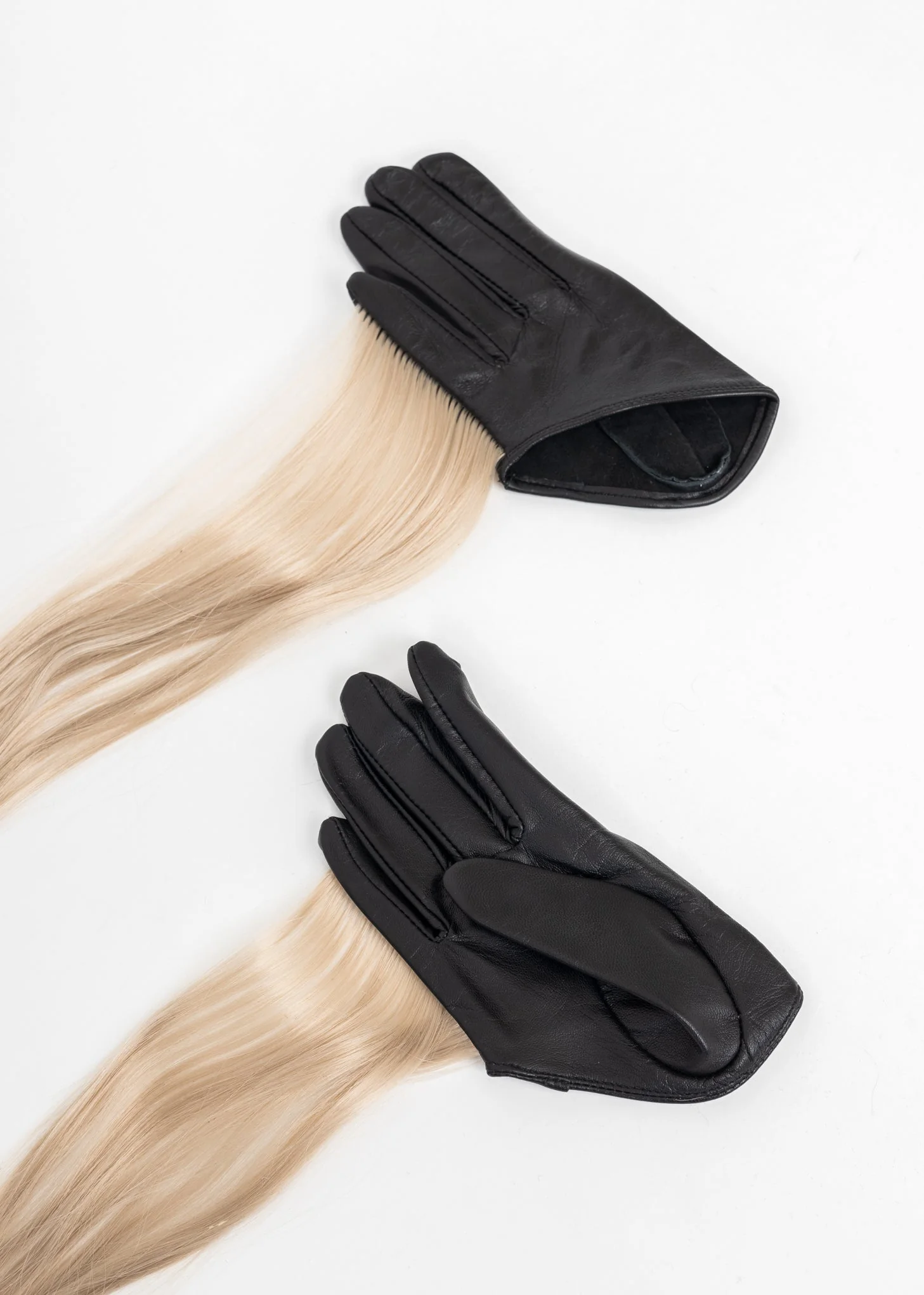 ONYX & FICELLE LEATHER GLOVES - Image 6