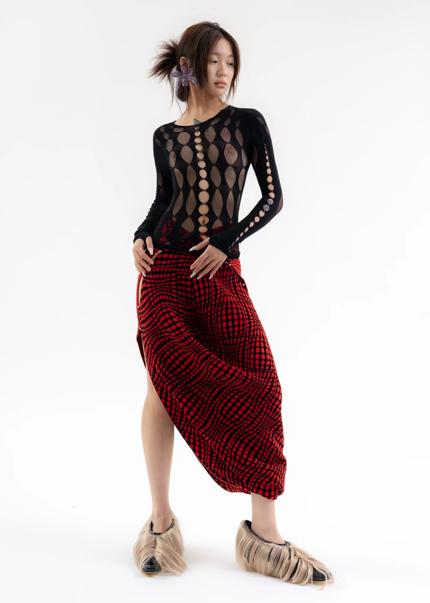 ONYX SEMI-SHEER TOP - Image 5