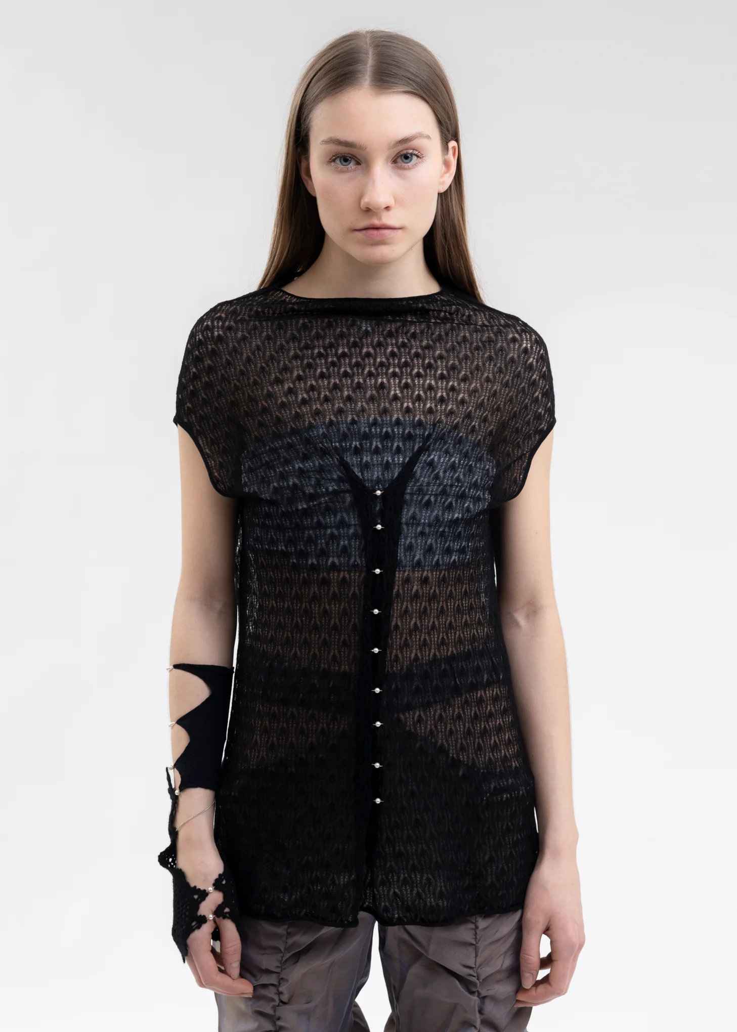 ONYX SHEER KNIT TOP - Image 2
