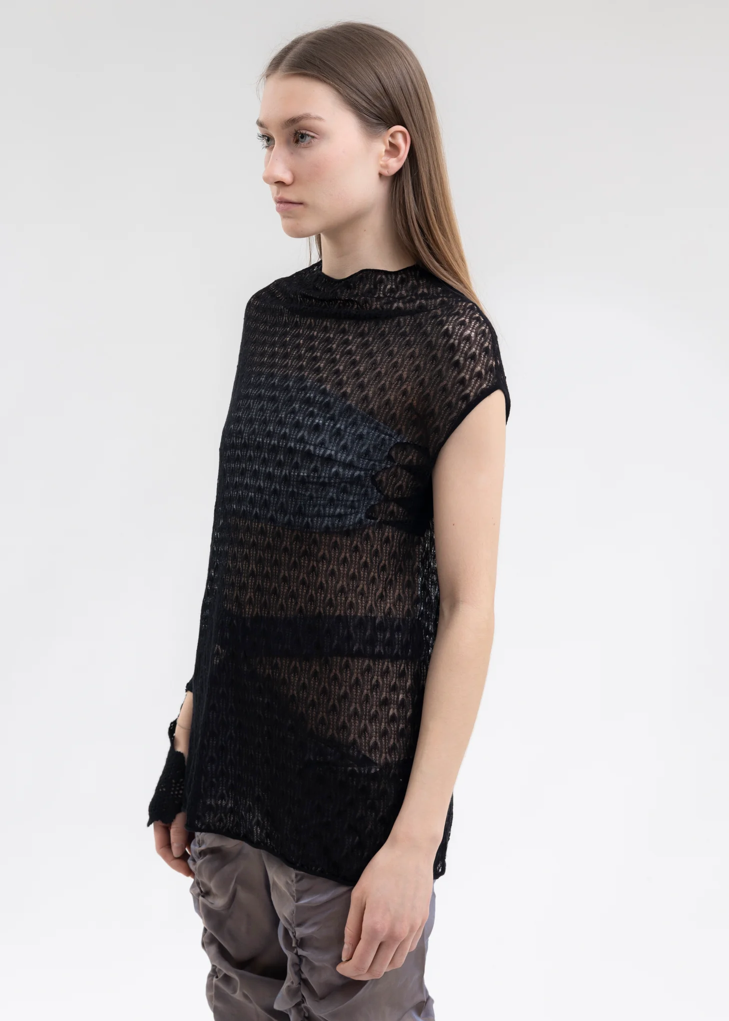 ONYX SHEER KNIT TOP - Image 3