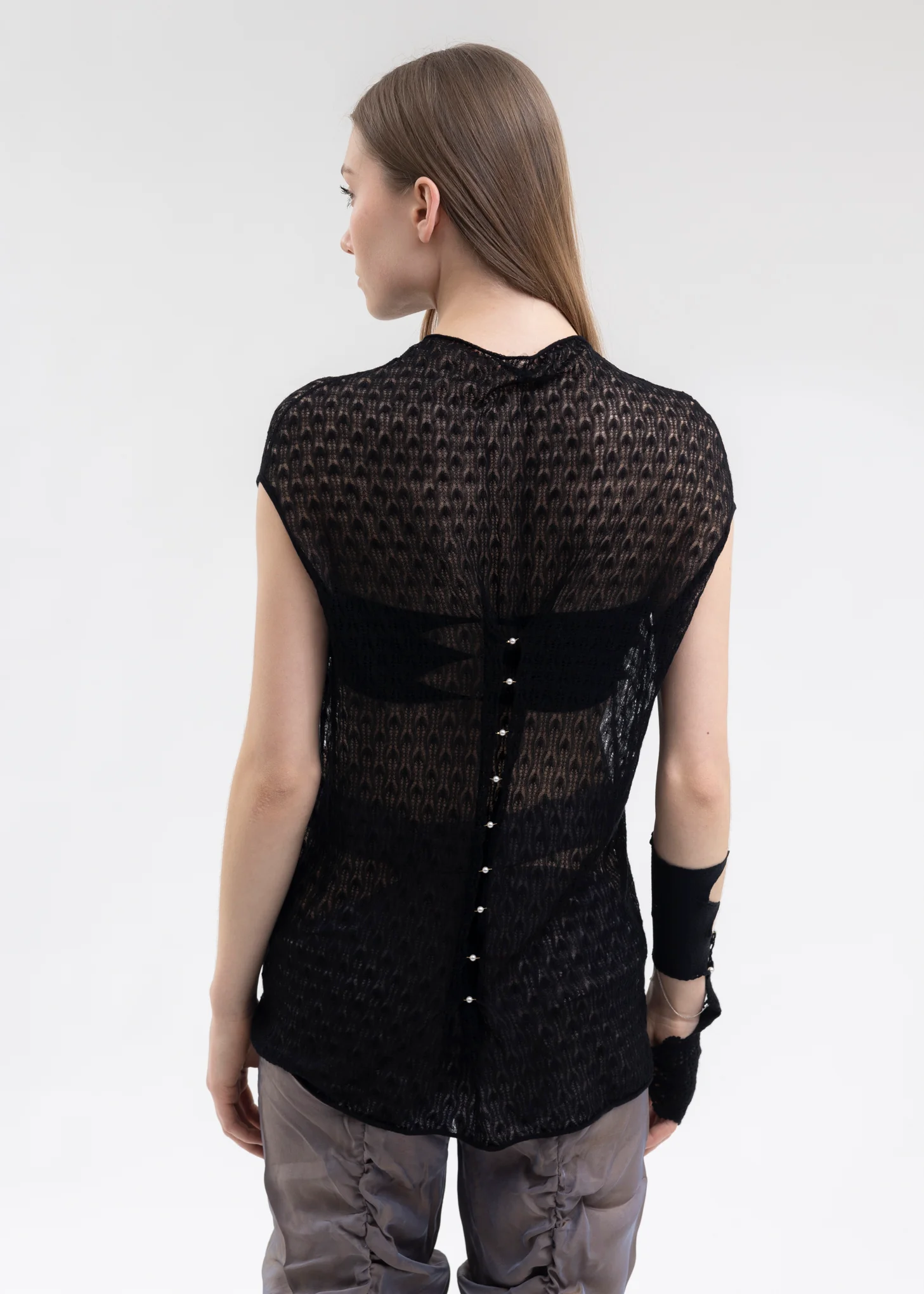 ONYX SHEER KNIT TOP - Image 4