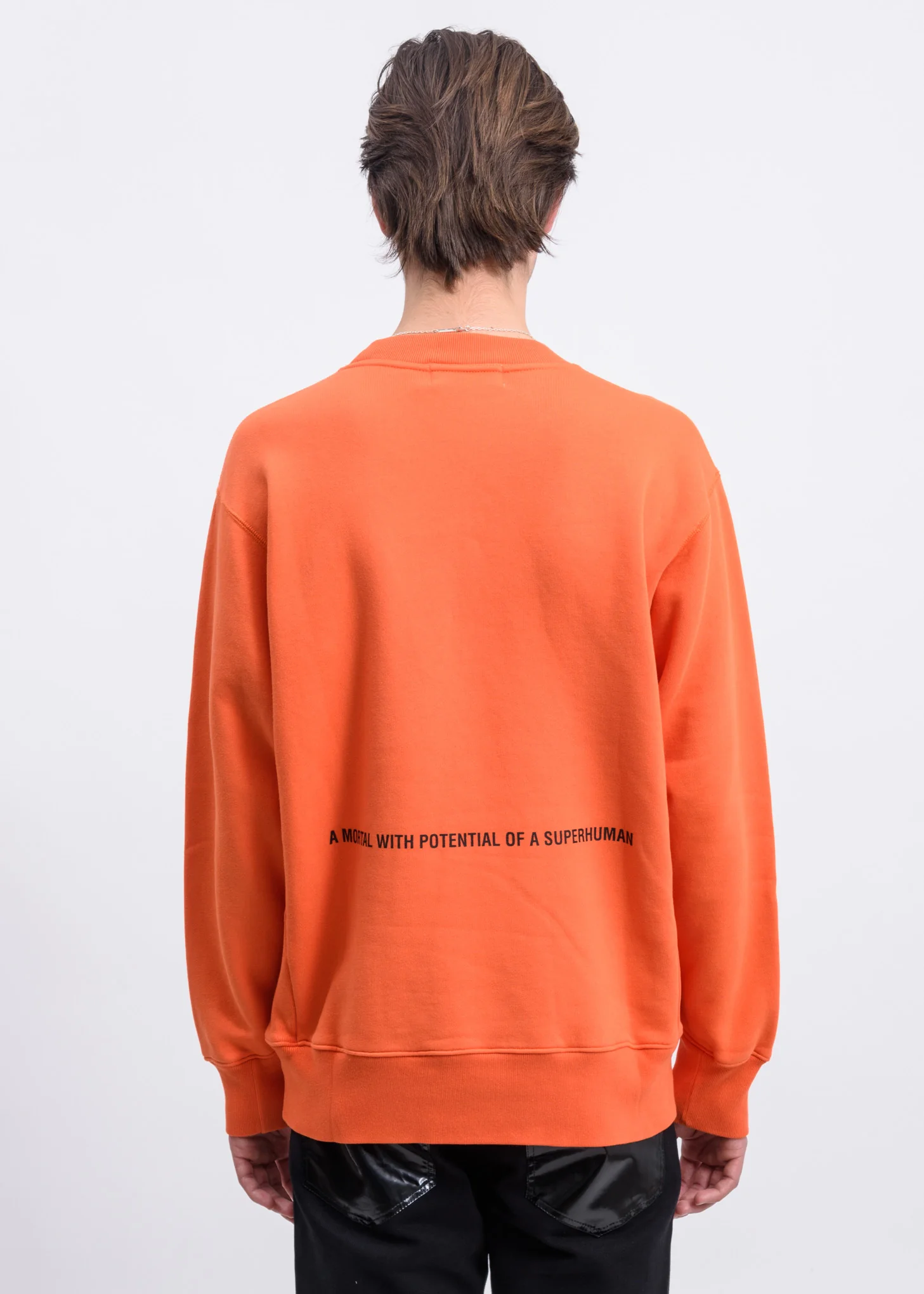 Orange '19 AMBUSH  Logo Crewneck - Image 2