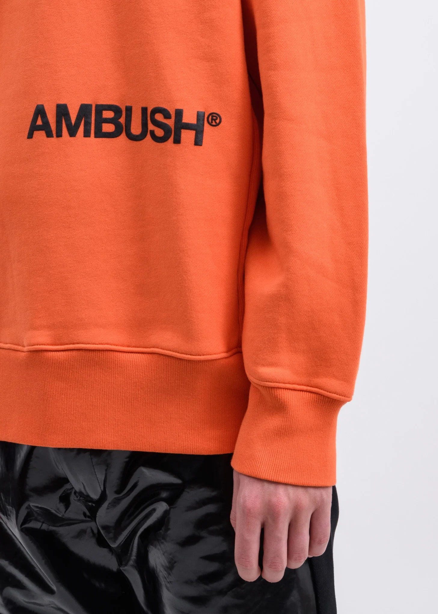 Orange '19 AMBUSH  Logo Crewneck - Image 4