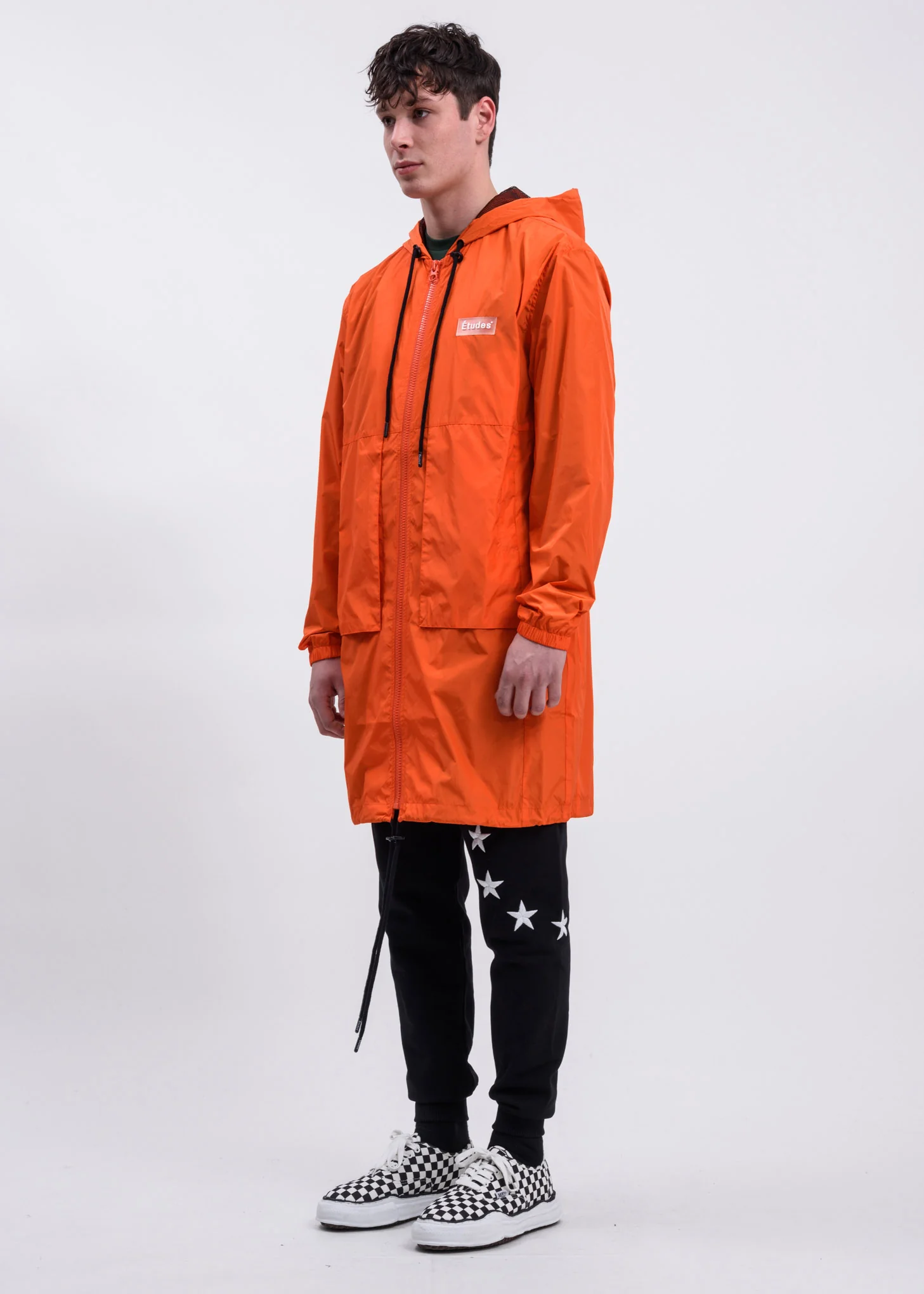 Orange Air Patch Windbreaker Jacket