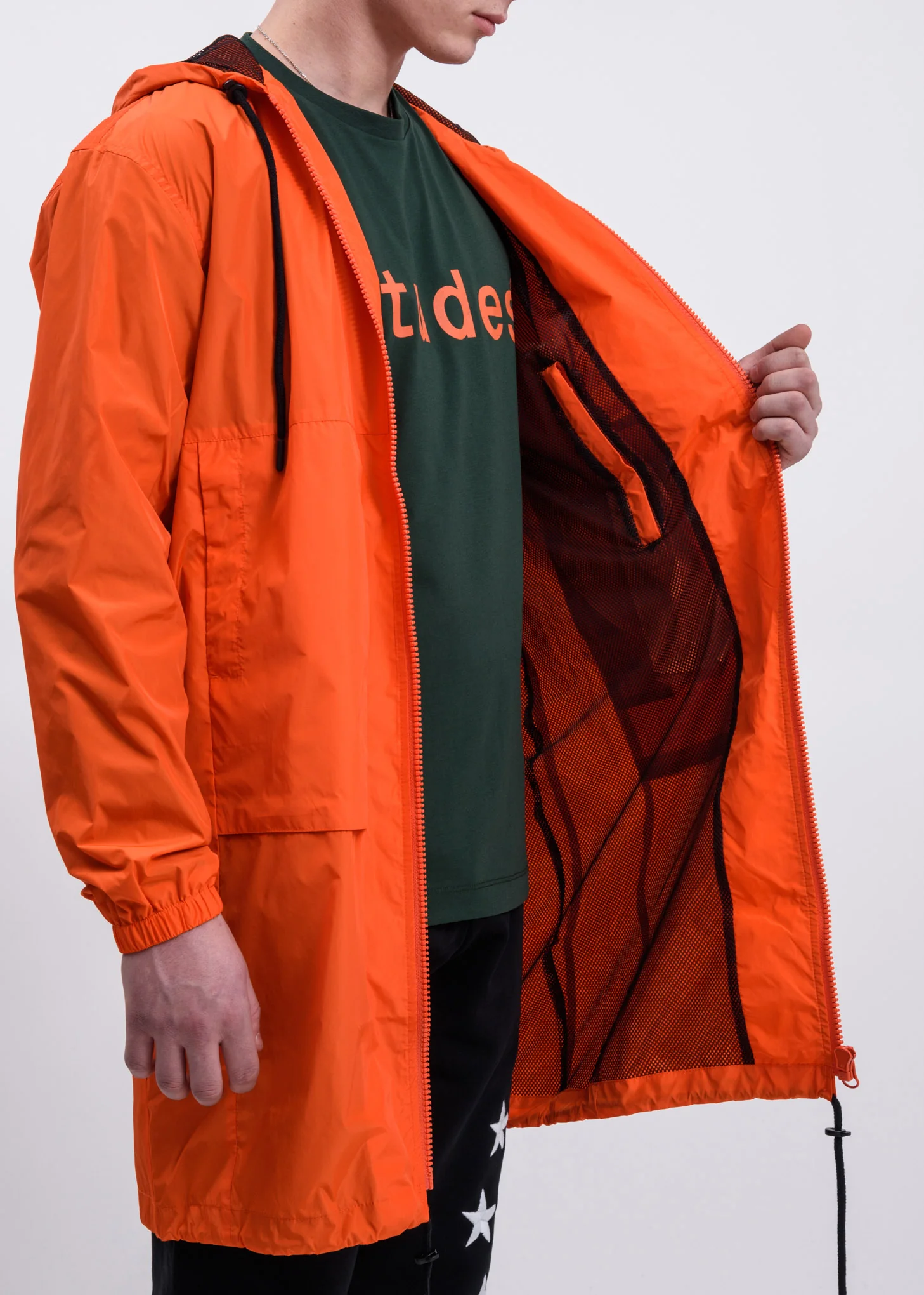 Orange Air Patch Windbreaker Jacket - Image 4