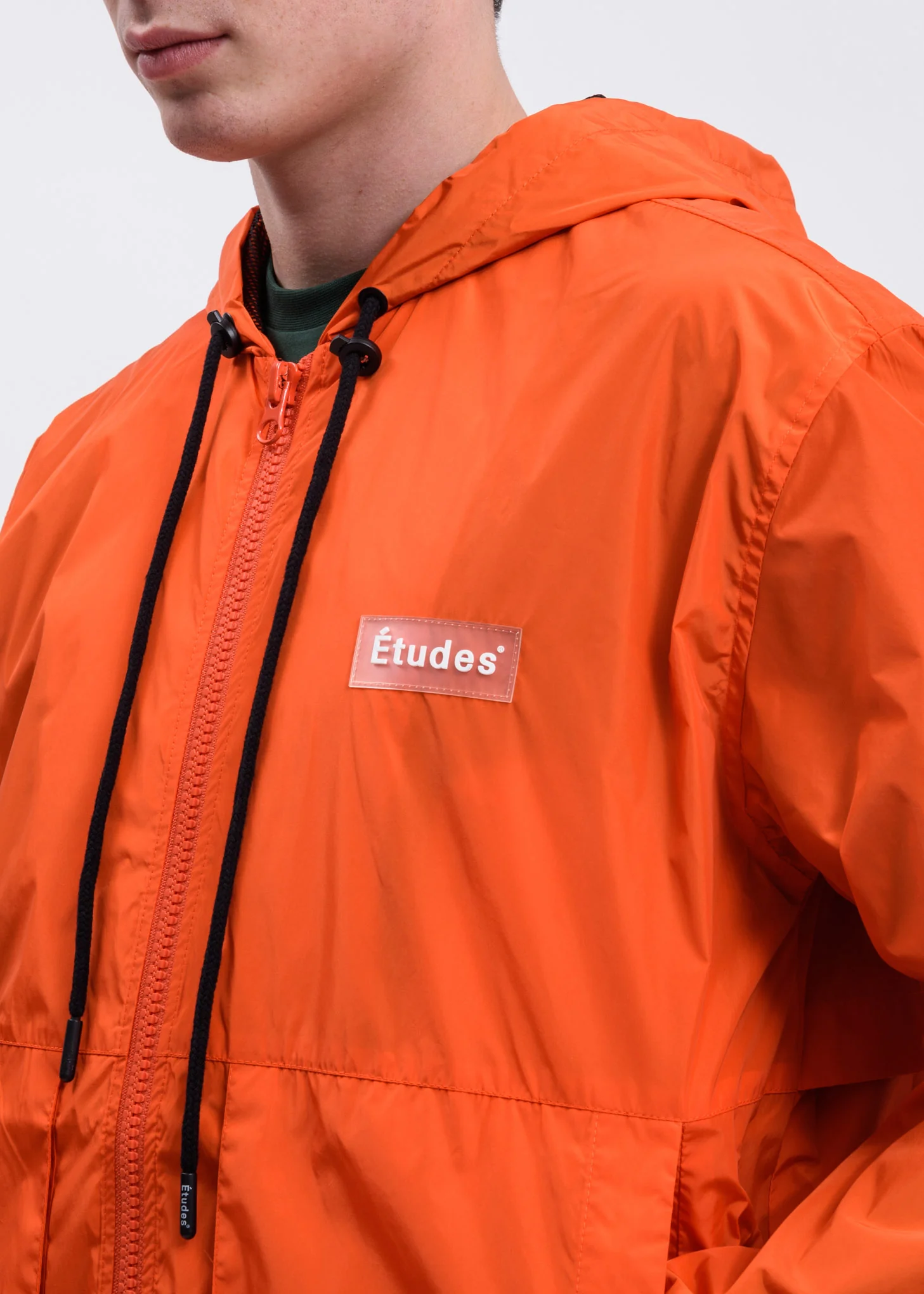 Orange Air Patch Windbreaker Jacket - Image 6