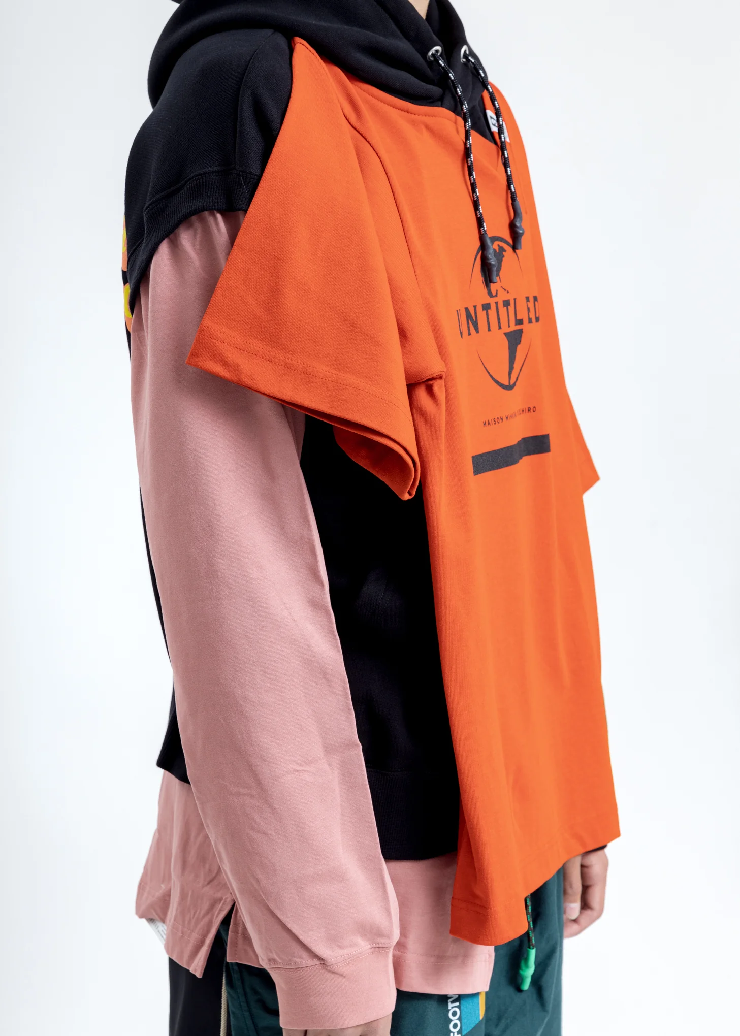 Orange Combined Hoodie - Image 5