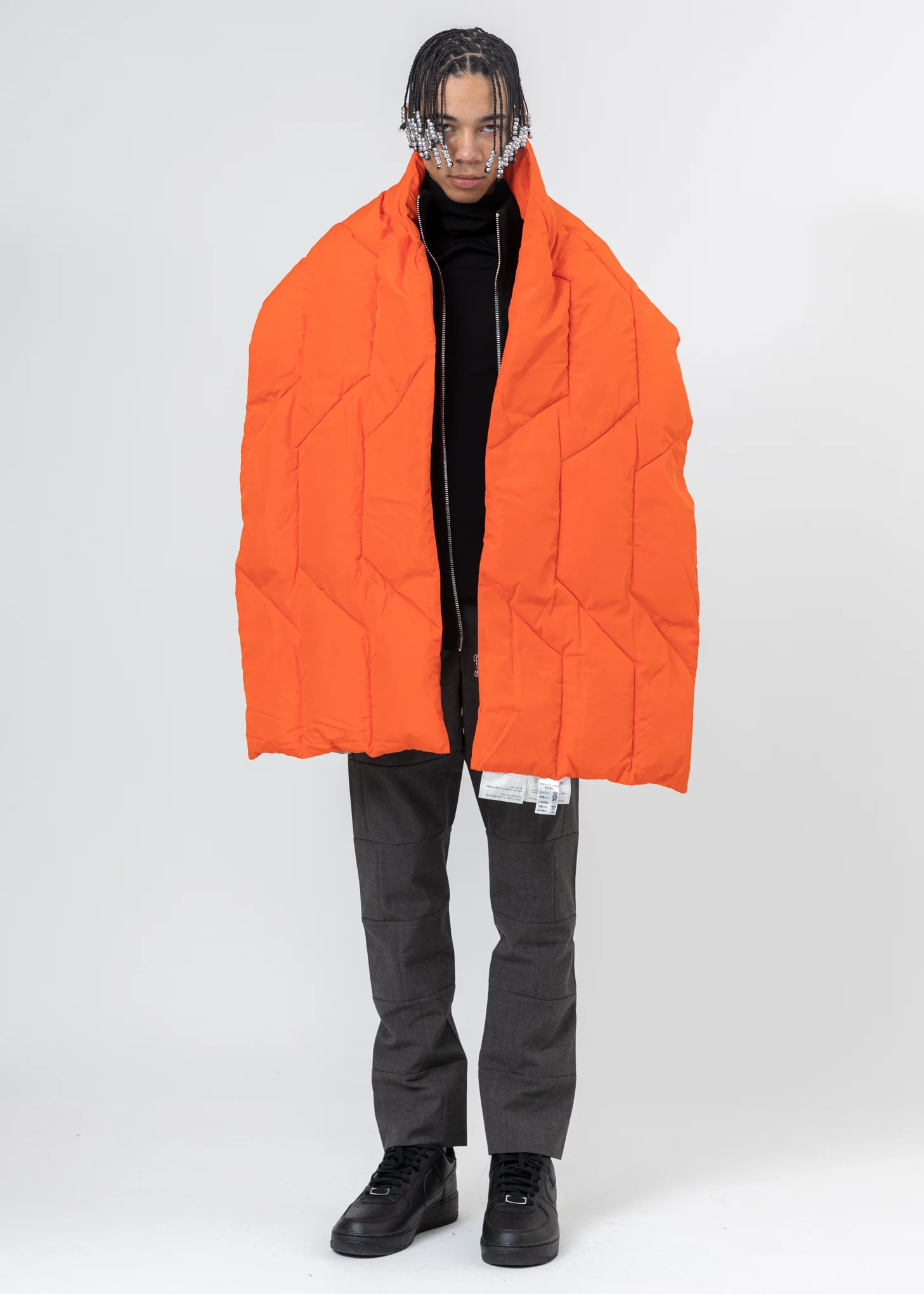 Orange Down Scarf - Image 4
