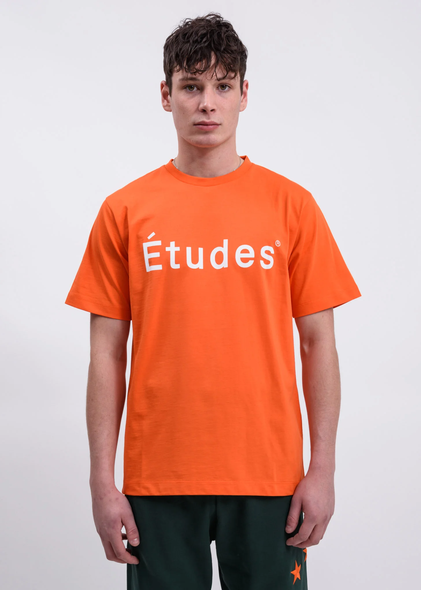 Orange "Etudes" Wonder T Shirt