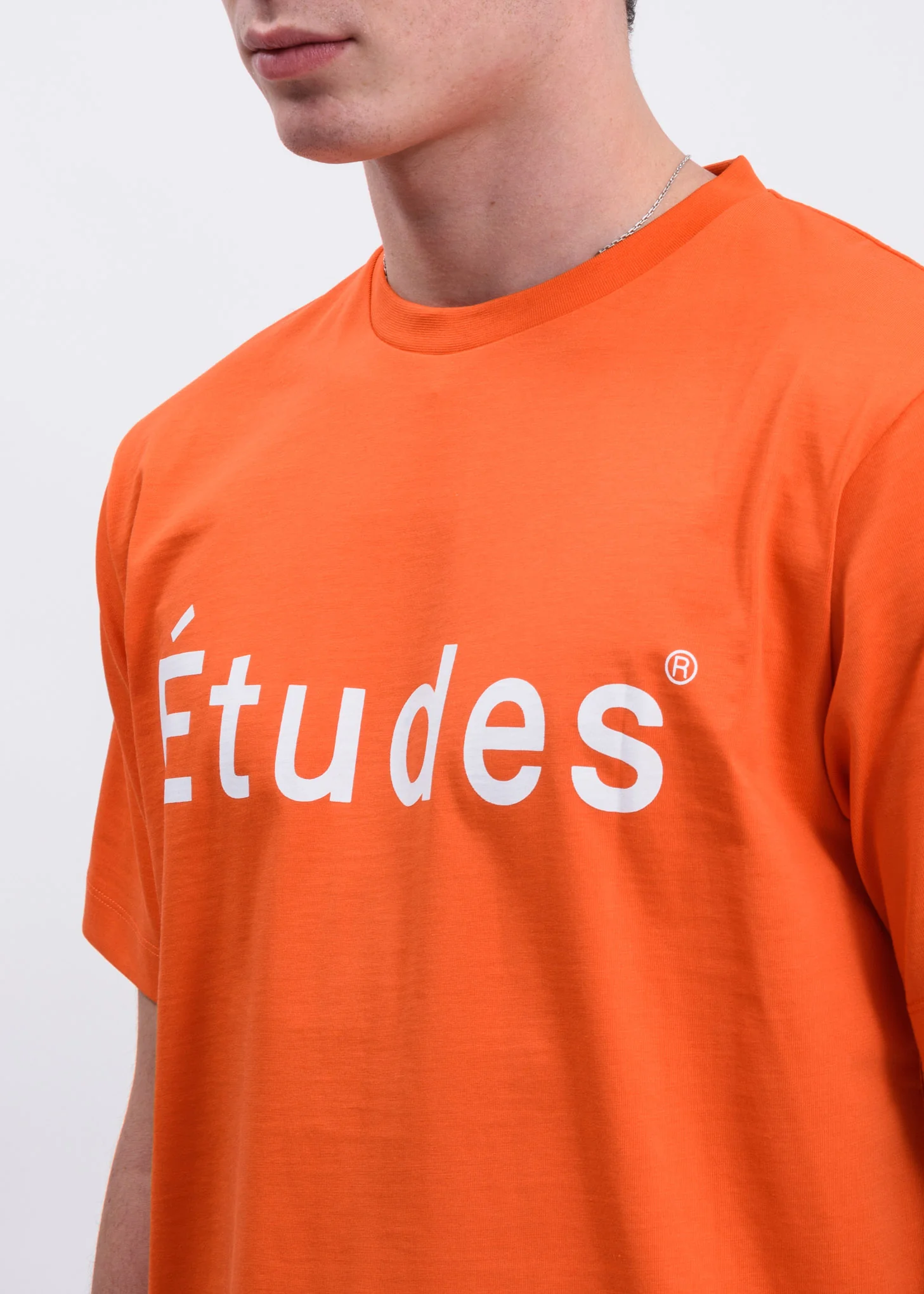 Orange "Etudes" Wonder T Shirt - Image 3