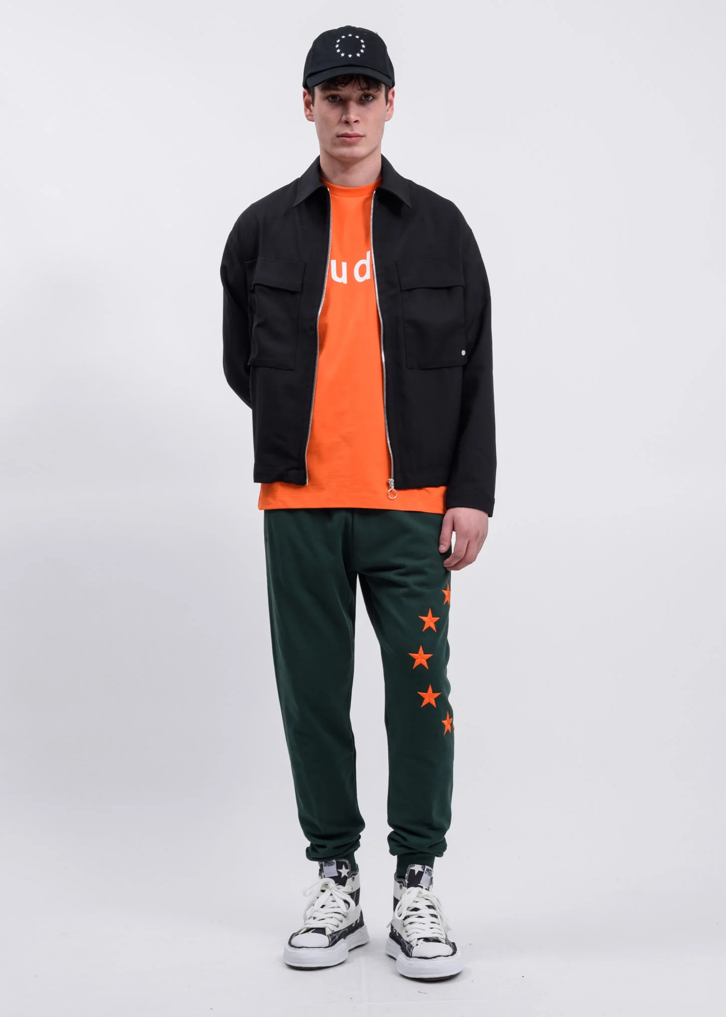 Orange "Etudes" Wonder T Shirt - Image 4