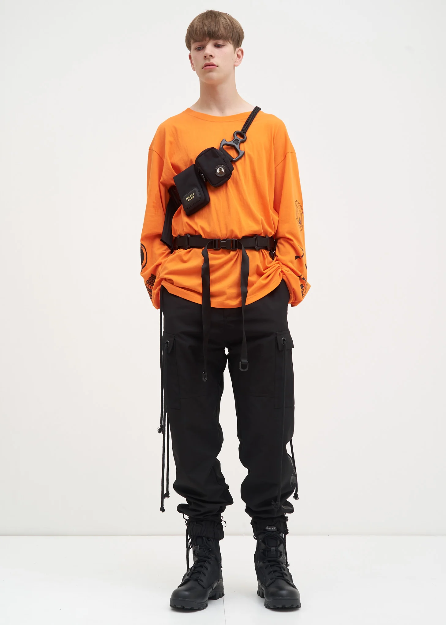 Orange Graphic L/S Shirt - Image 2