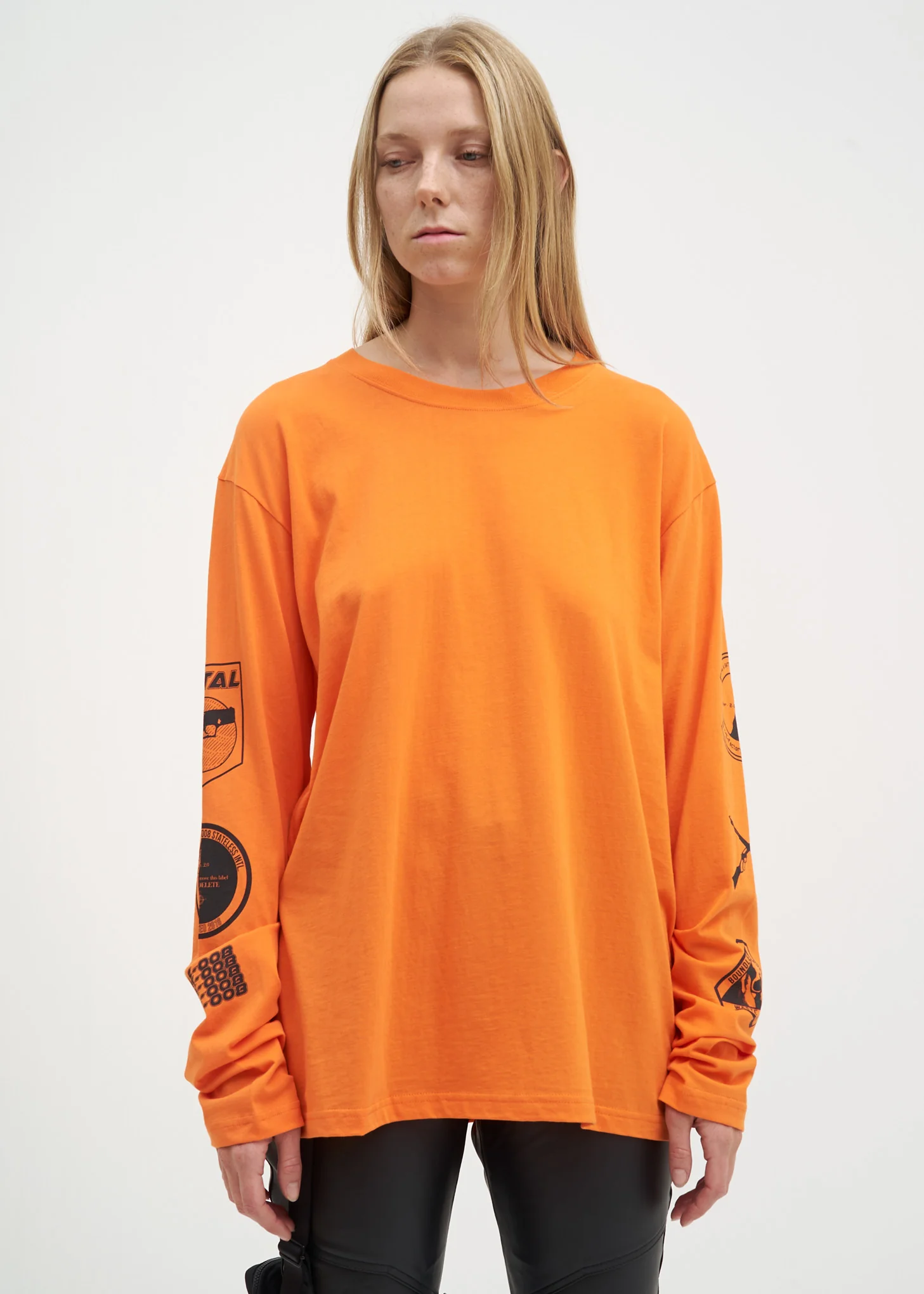 Orange Graphic L/S Shirt - Image 2