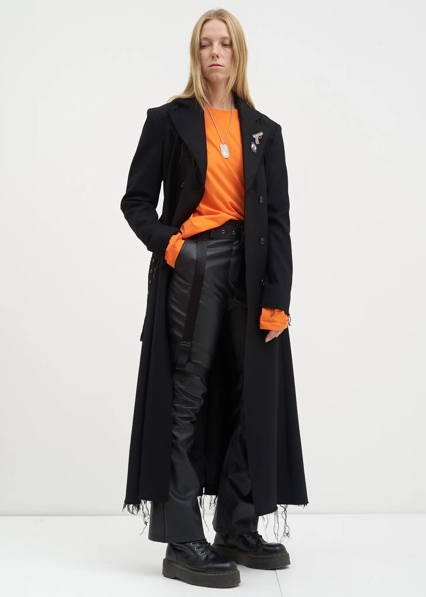 Orange Graphic L/S Shirt - Image 5