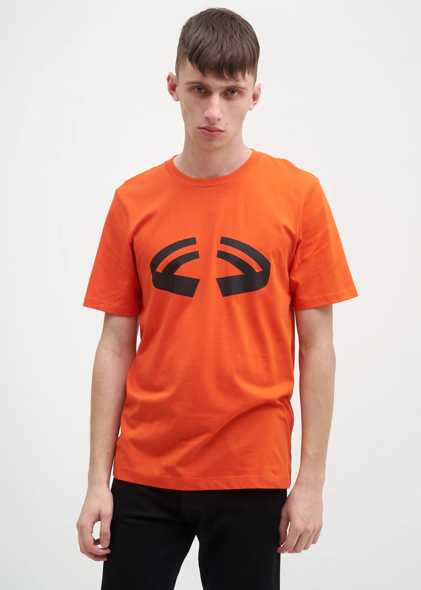 Orange Halloween Printed T-Shirt - Image 2
