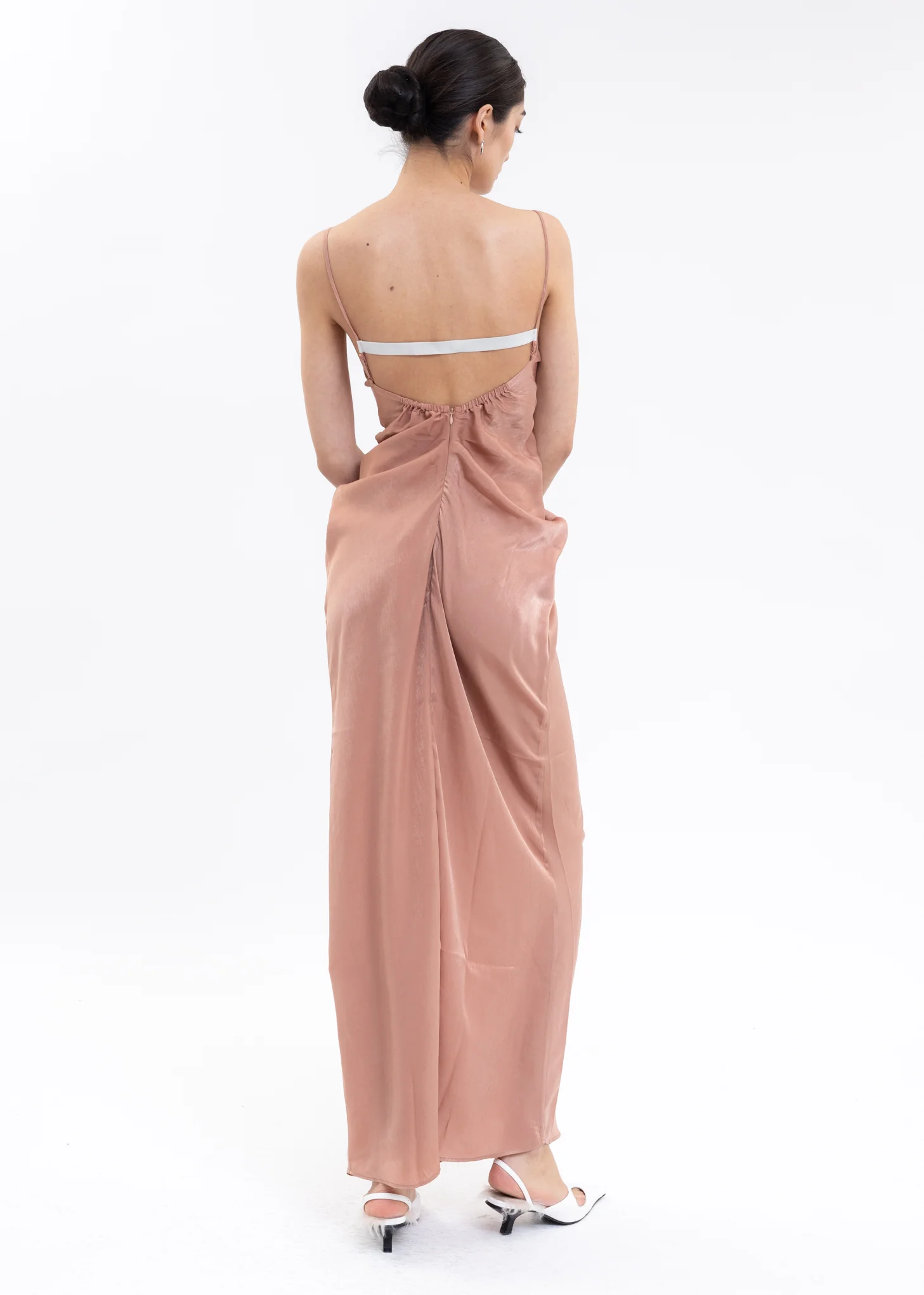 Orange Halter Dress - Image 2