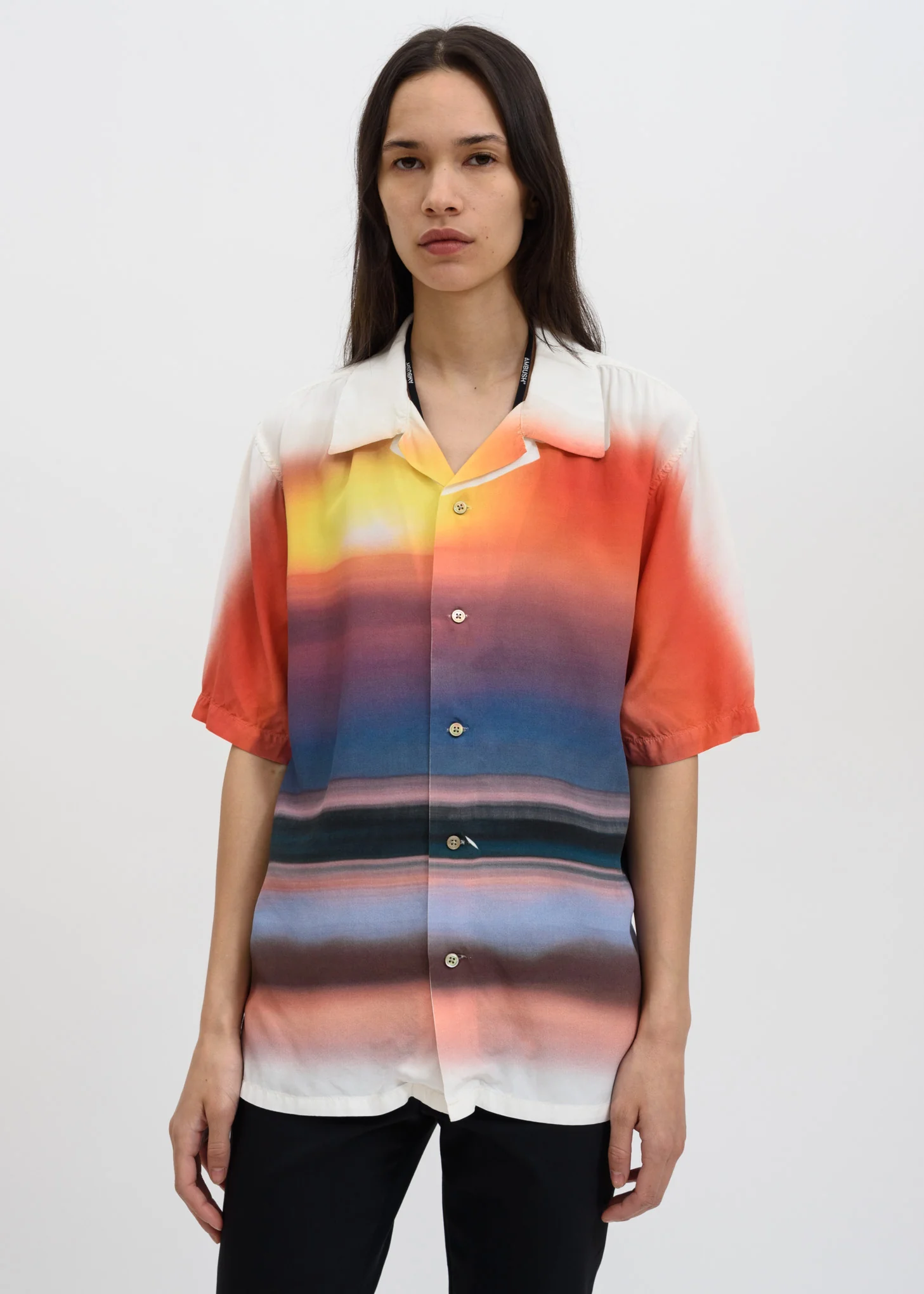 Orange Hawaiian Shirt
