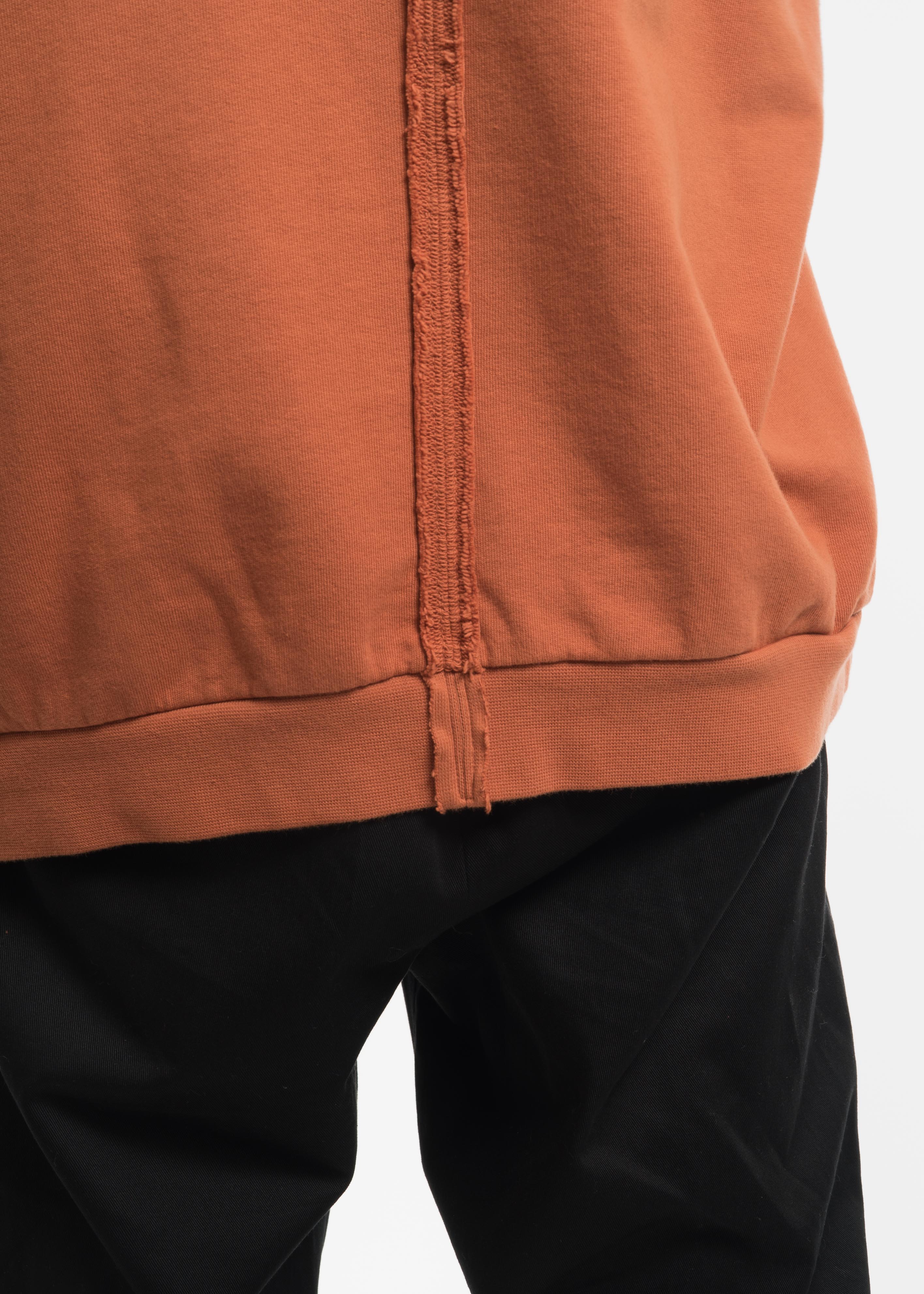 Orange Heavy Jersey Raglan Hoodie with Patch 18 - Image 4