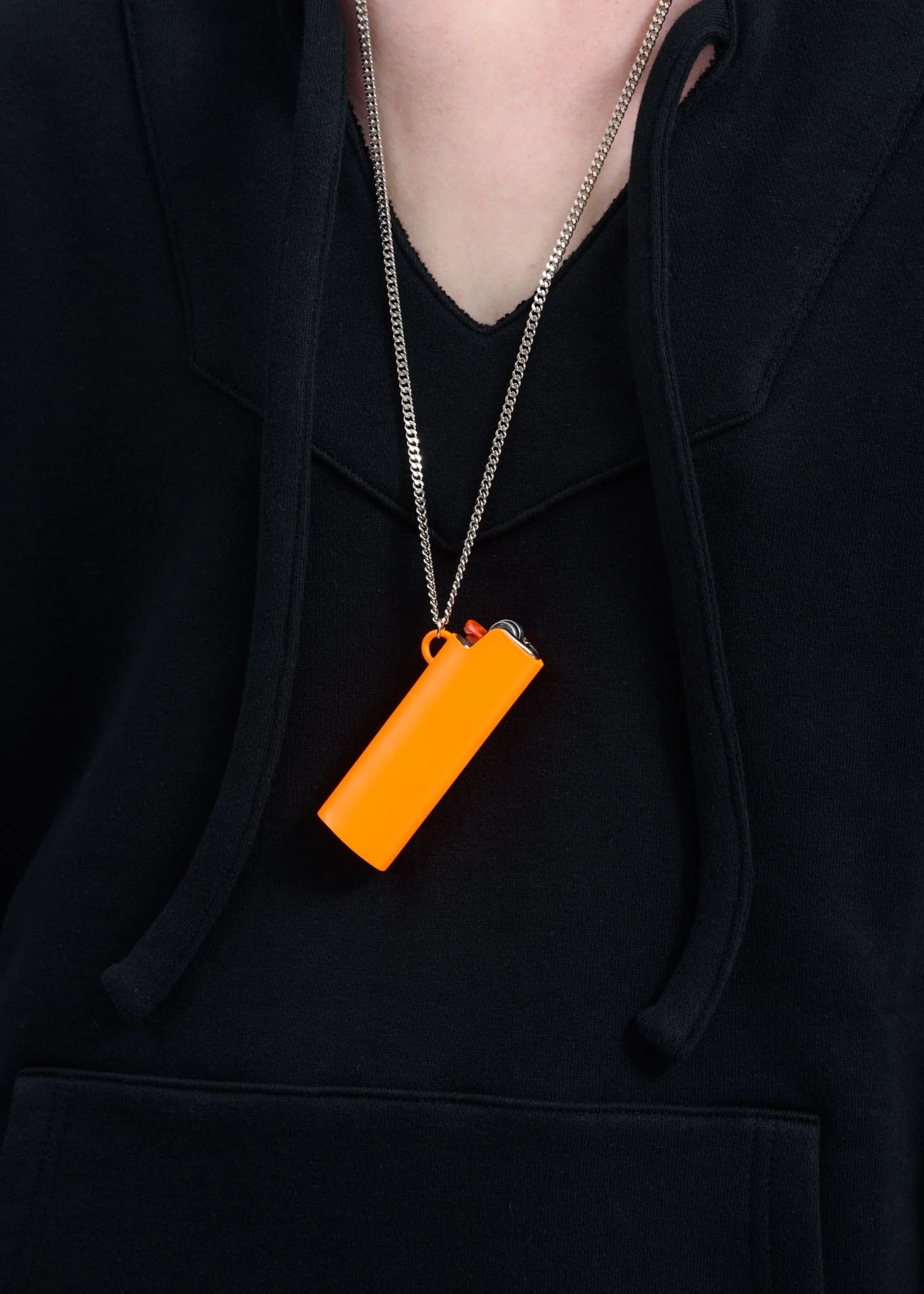 Orange Lighter Case Necklace 2 - Image 2