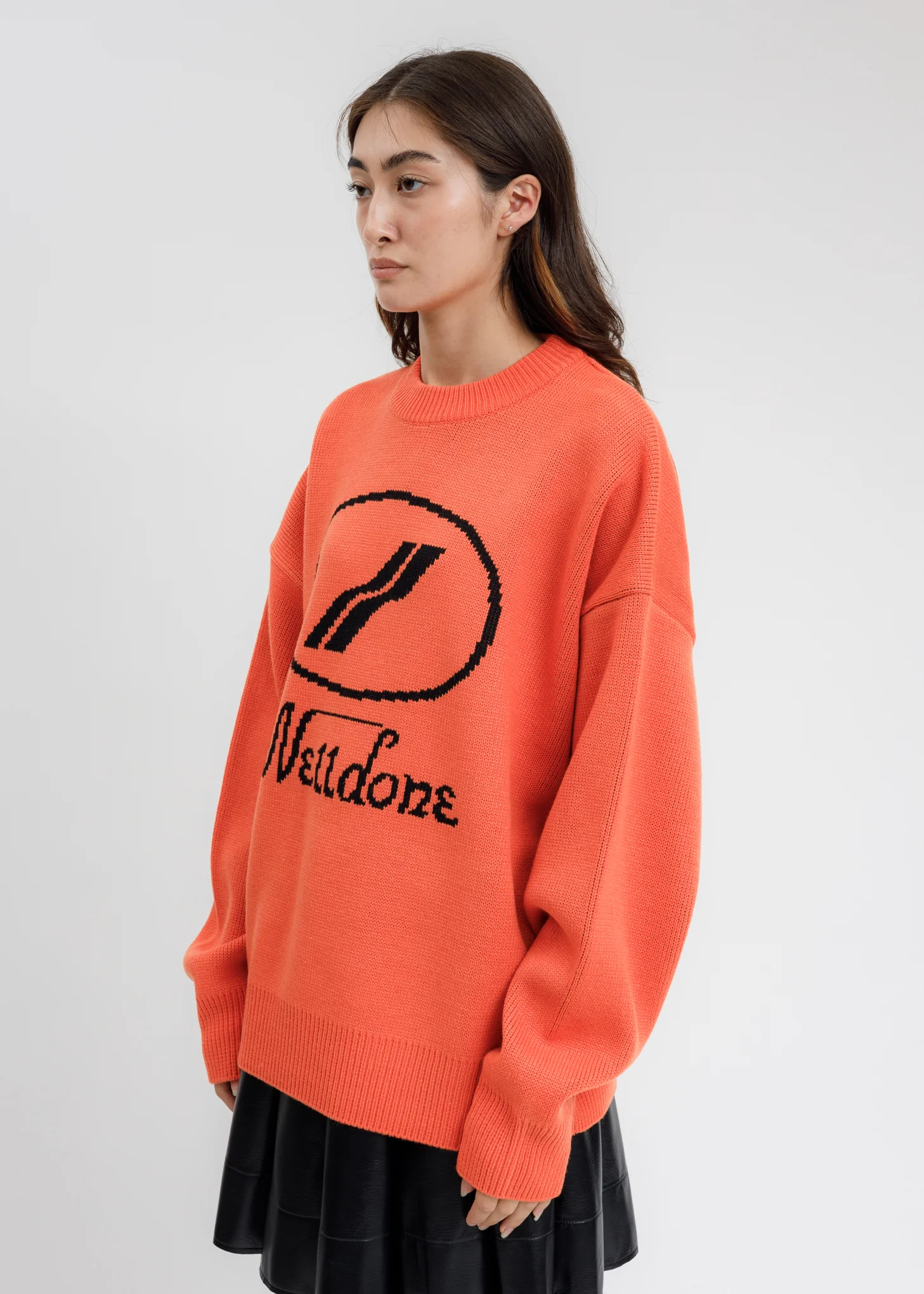 Orange Logo JCQ Sweater - Image 3