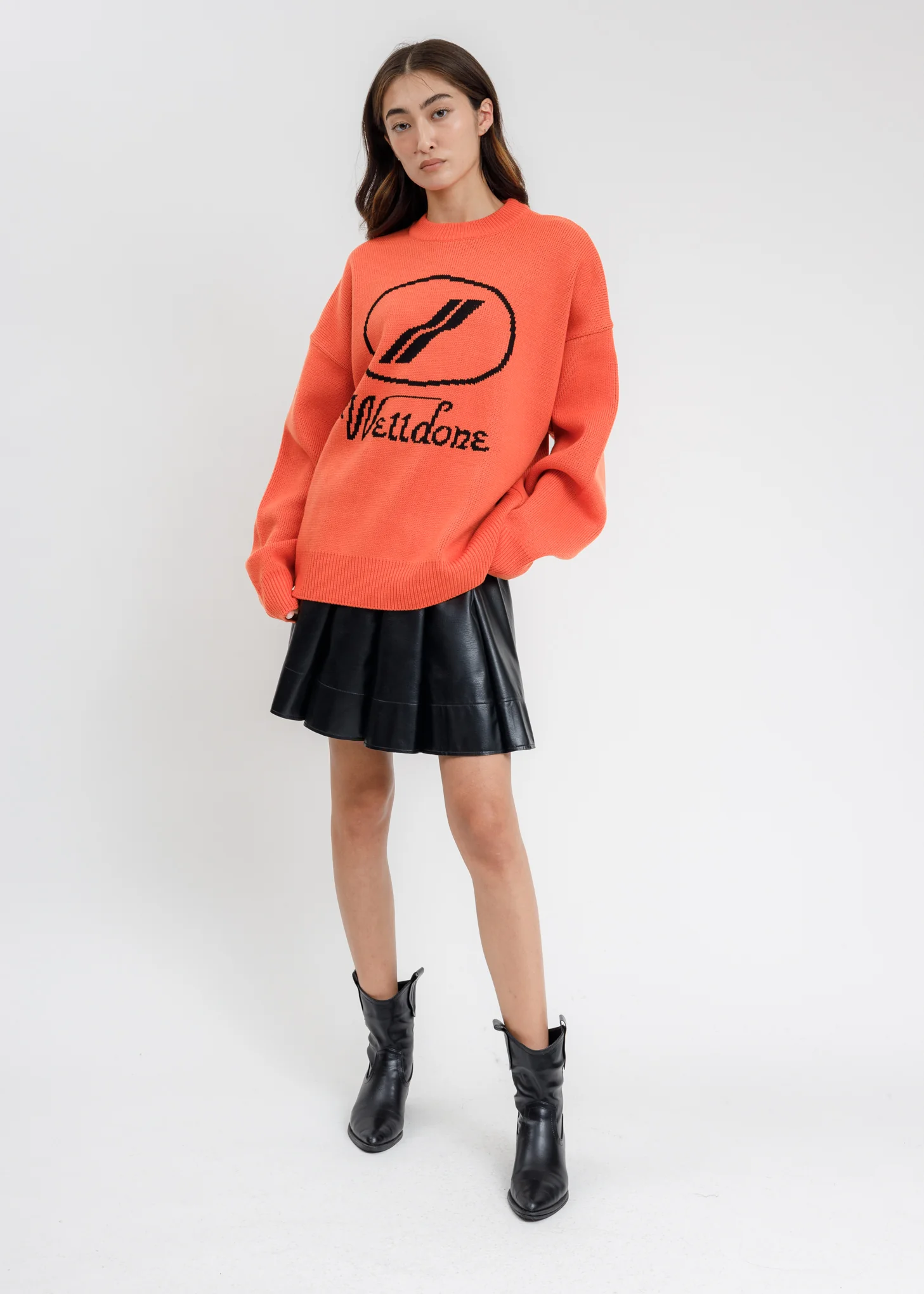 Orange Logo JCQ Sweater - Image 5